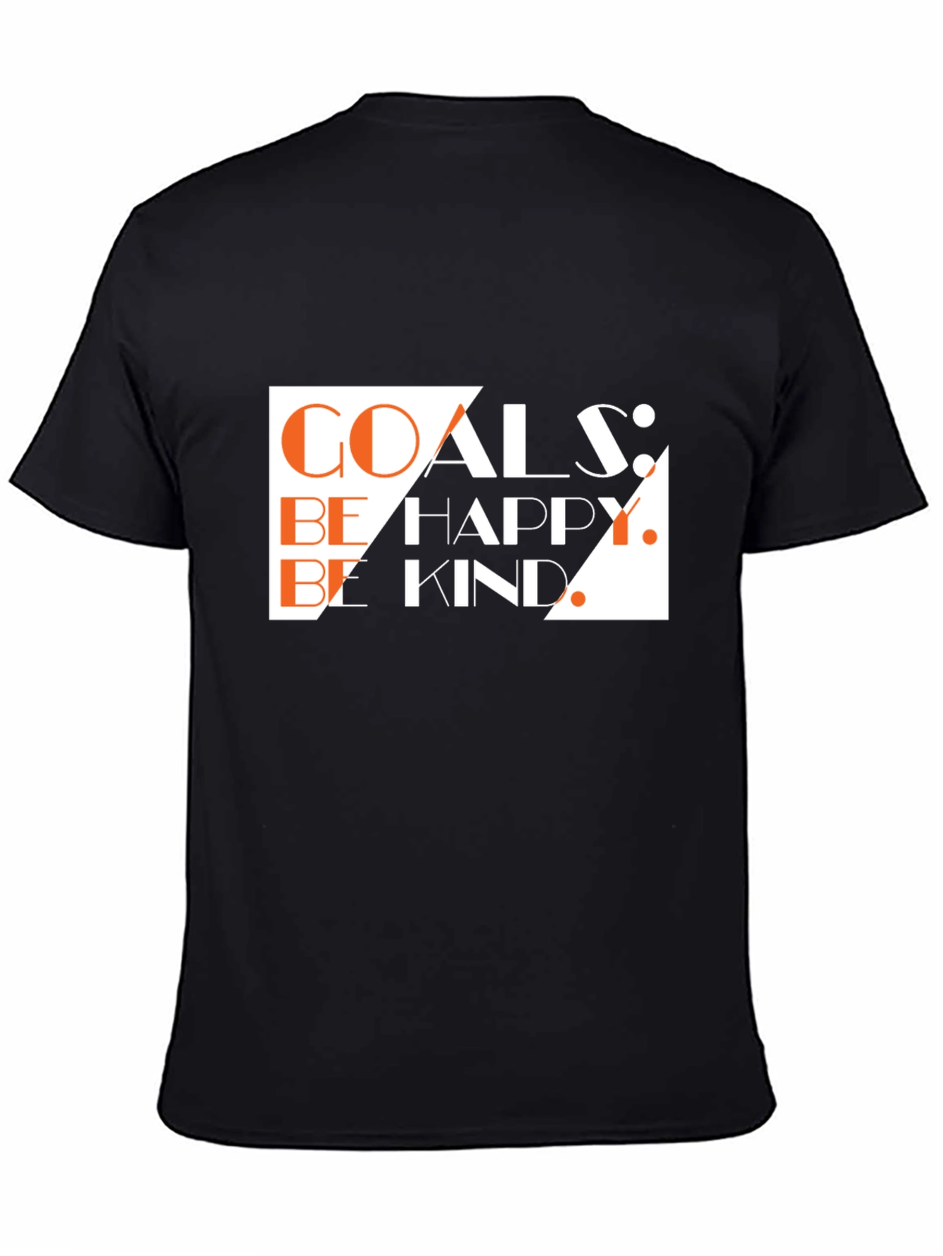 Goals Be Happy Be Kind Graphic Tee