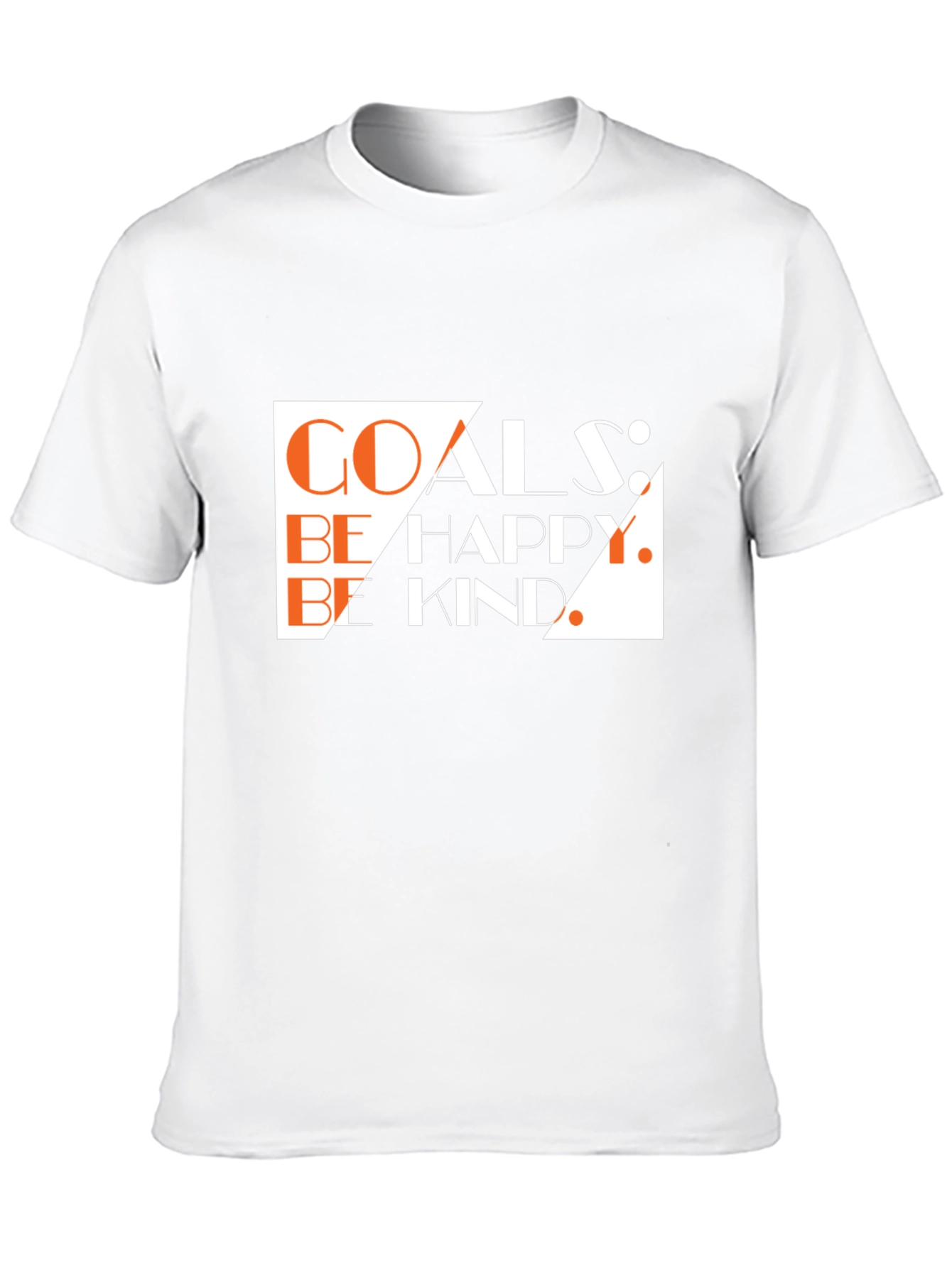 Goals Be Happy Be Kind Graphic Tee