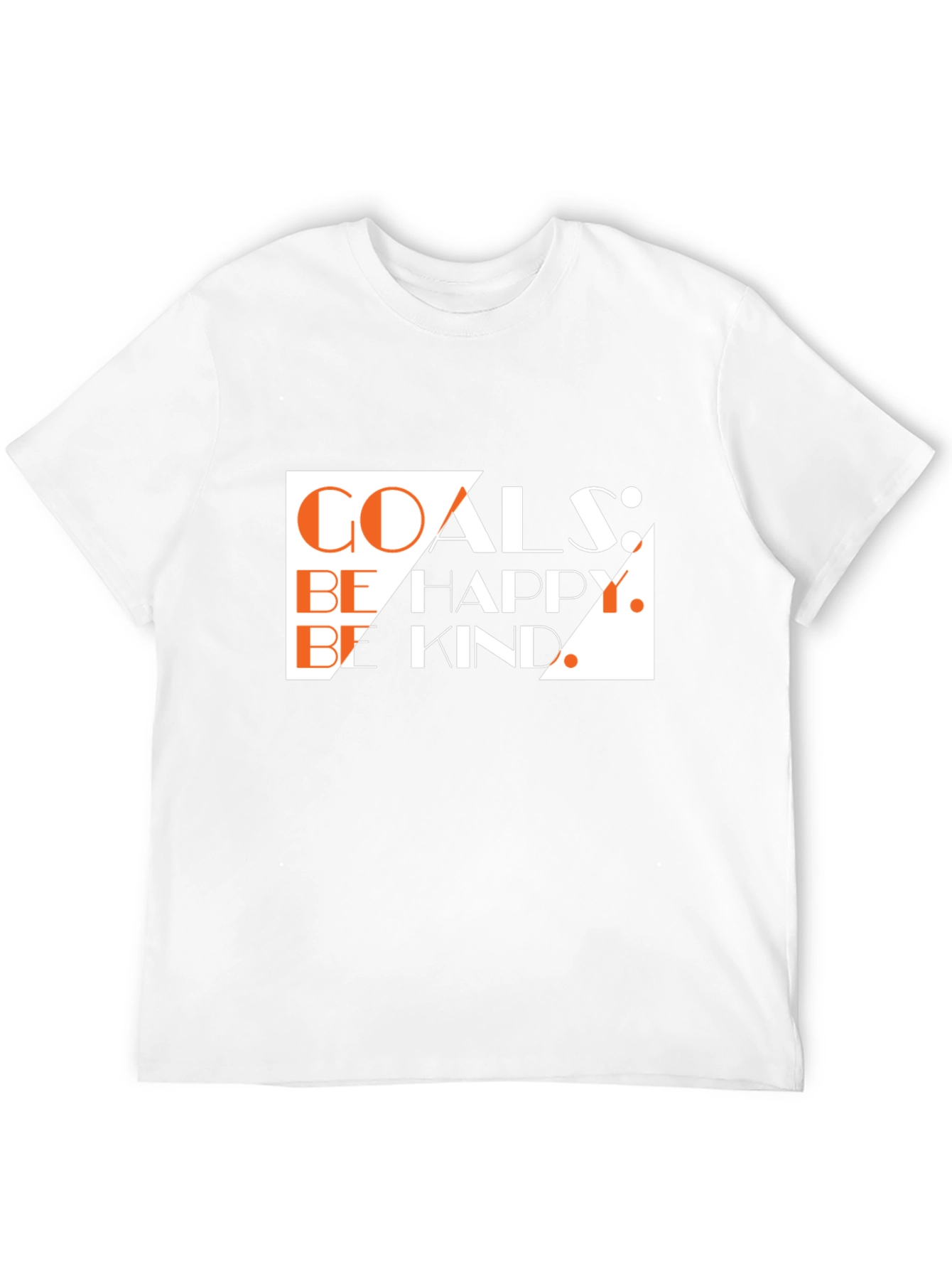 Goals Be Happy Be Kind Graphic Tee
