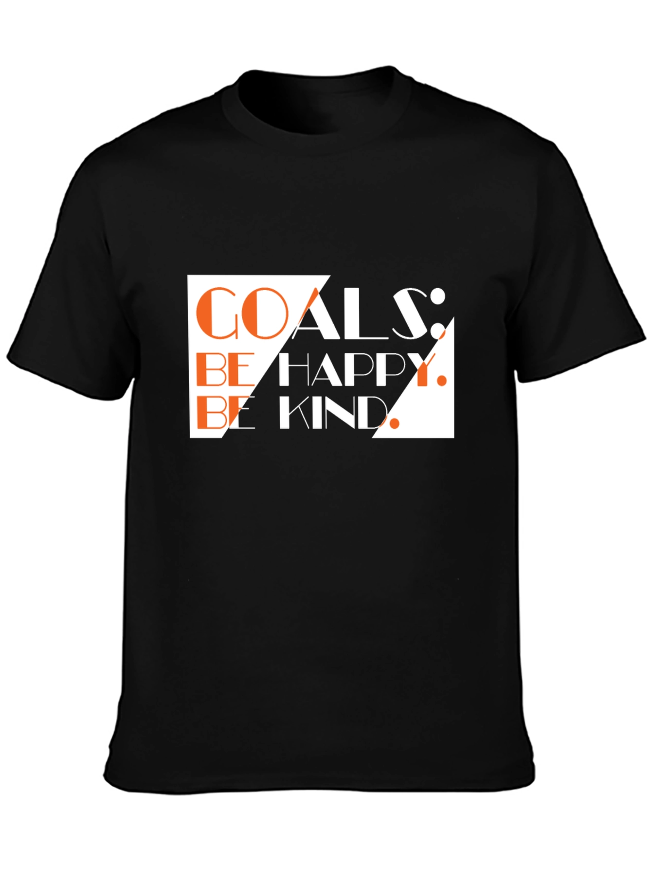 Goals Be Happy Be Kind Graphic Tee