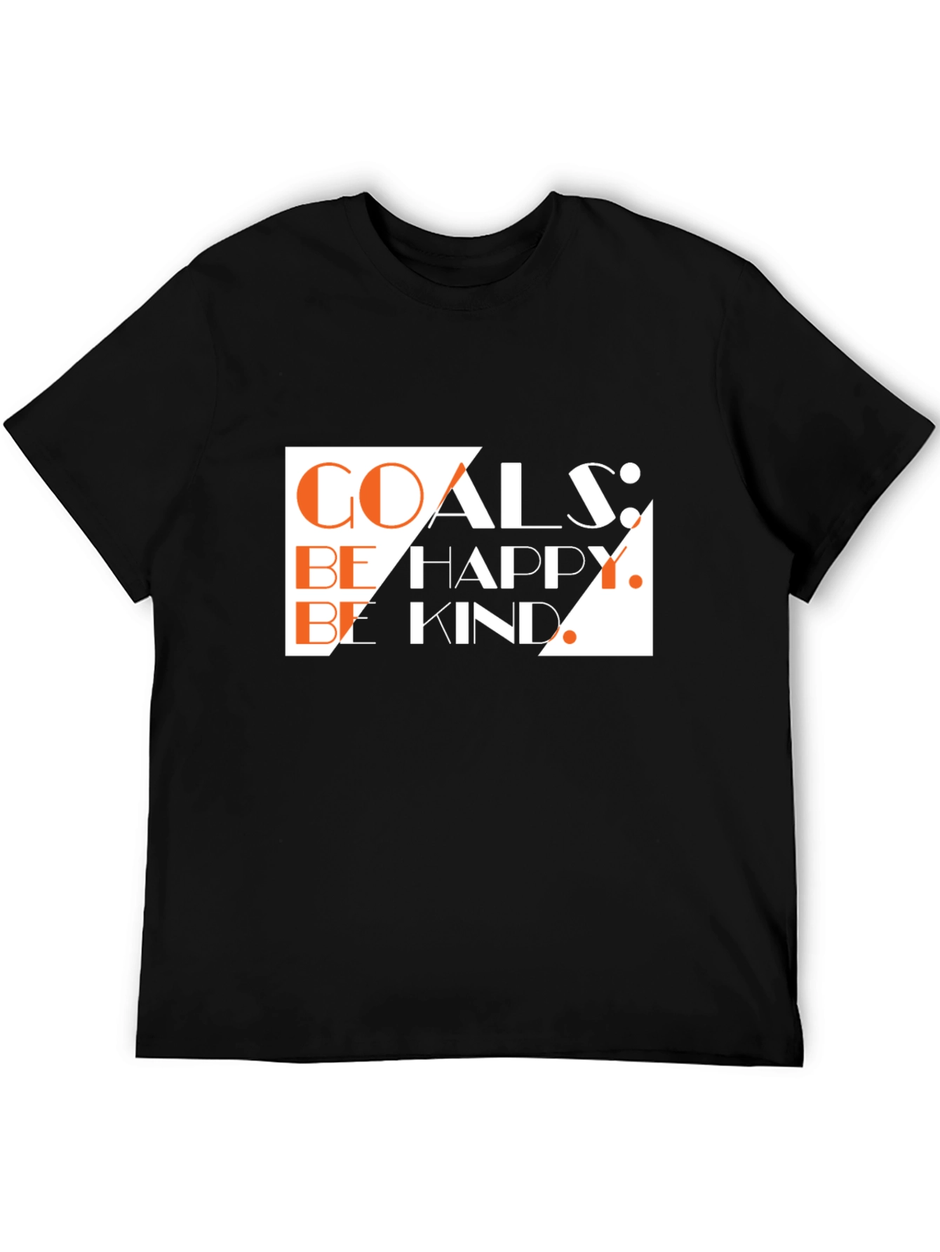 Goals Be Happy Be Kind Graphic Tee