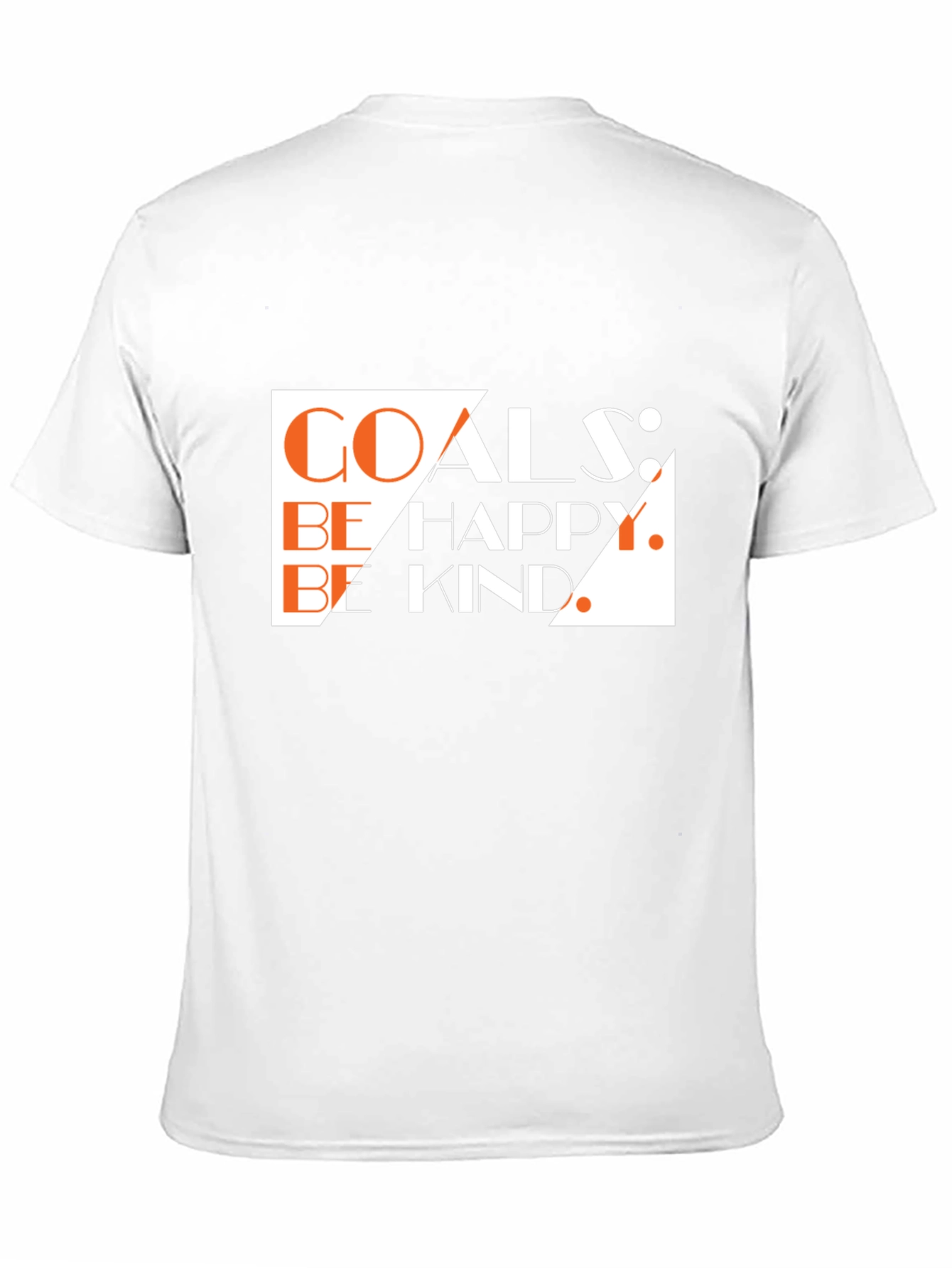 Goals Be Happy Be Kind Graphic Tee