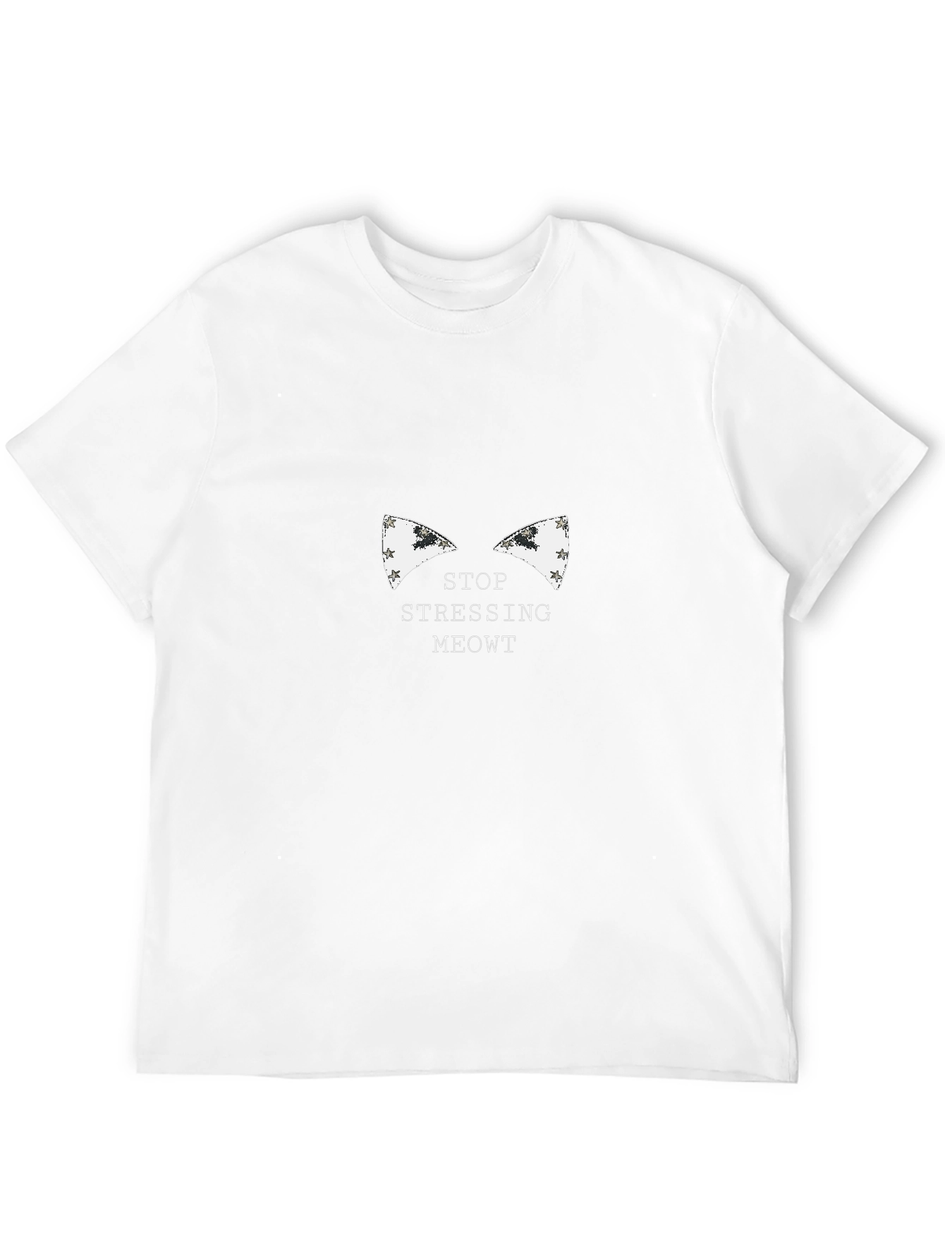 Stop Stressing Meowt Black T-Shirt