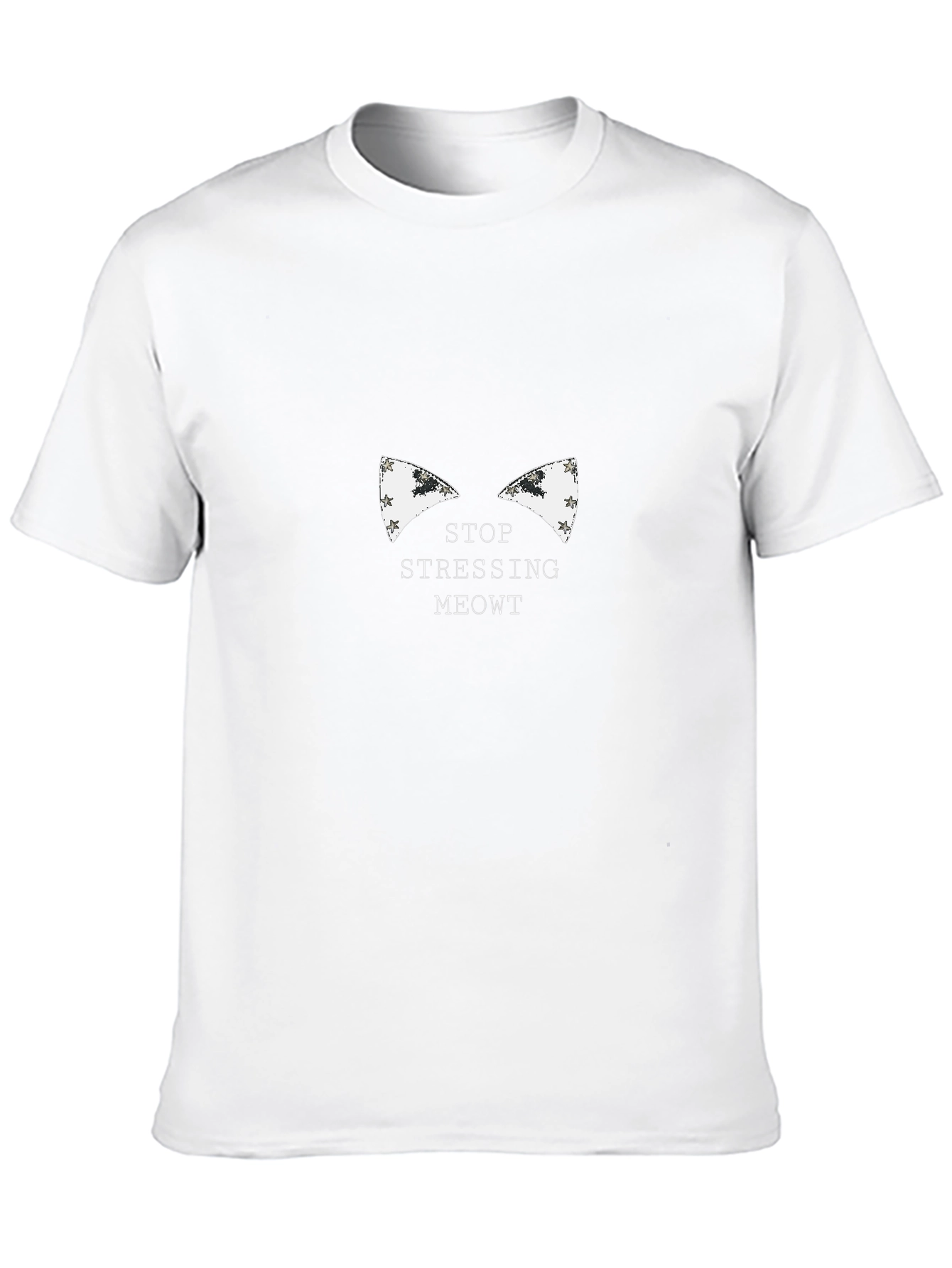 Stop Stressing Meowt Black T-Shirt