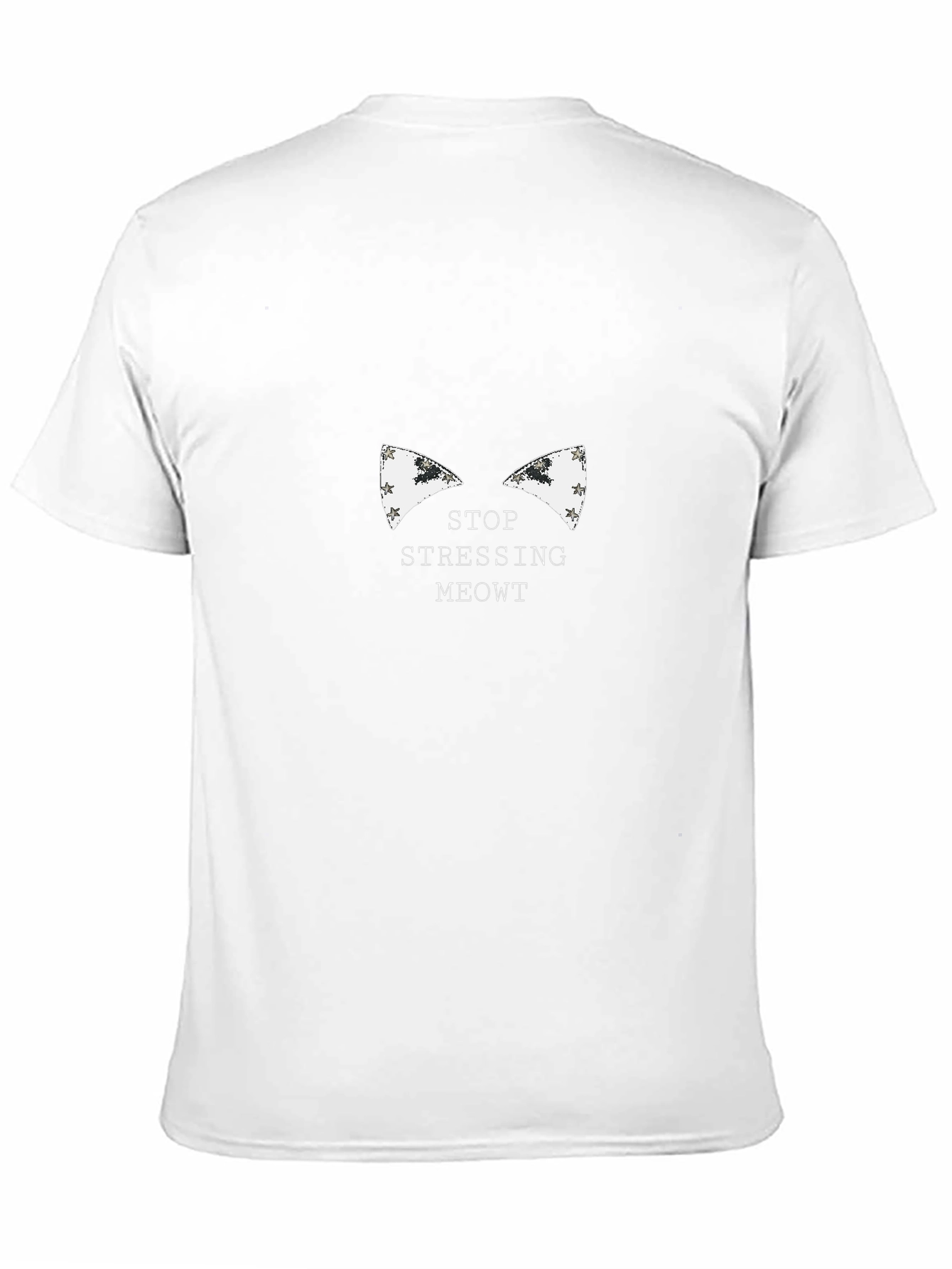 Stop Stressing Meowt Black T-Shirt