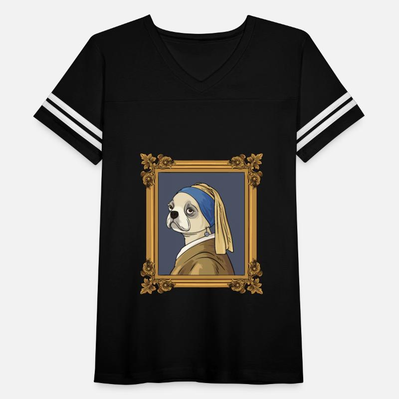 Art History Pug Fine Arts Vermeer Girl Design for