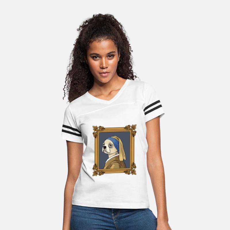 Art History Pug Fine Arts Vermeer Girl Design for