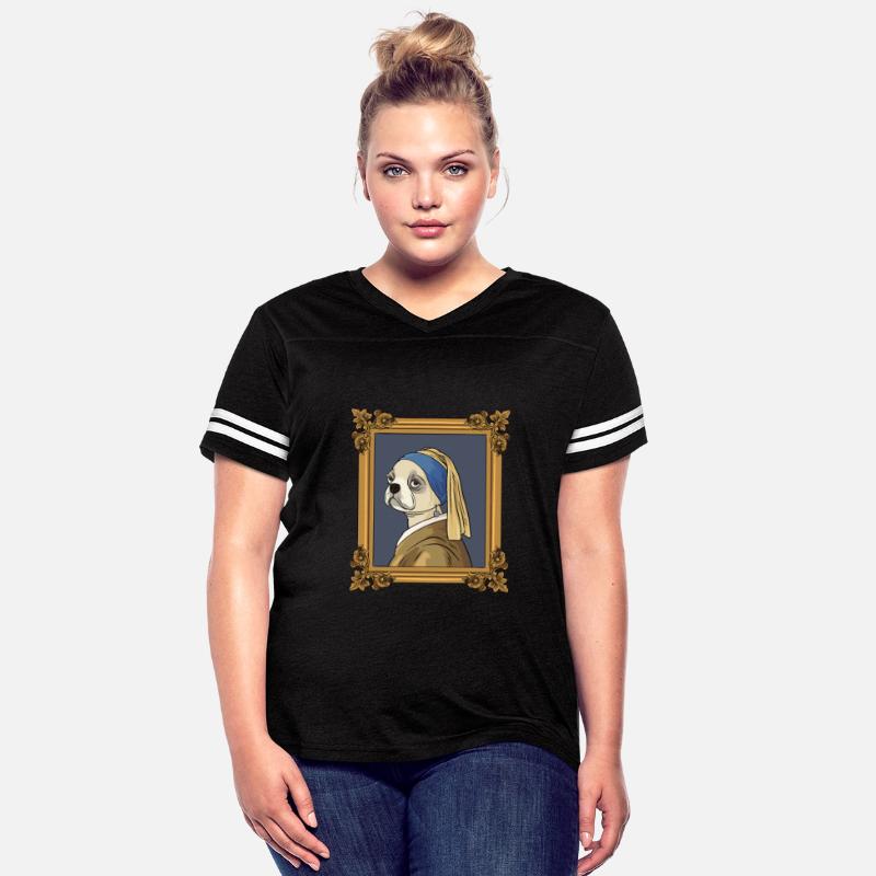Art History Pug Fine Arts Vermeer Girl Design for