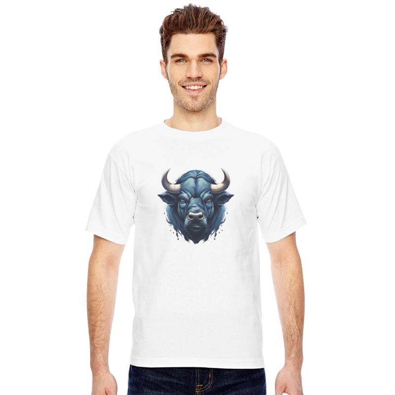Artistic Bison Illustration Wildlife Lover for