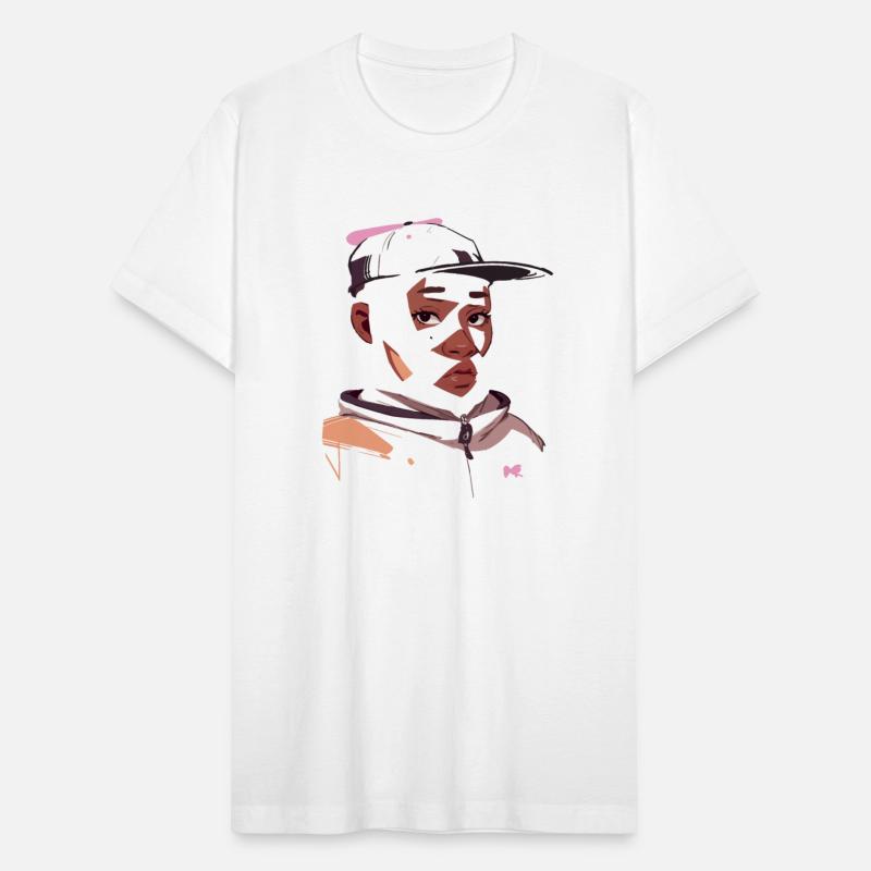 Artistic Black Woman with a Snapback