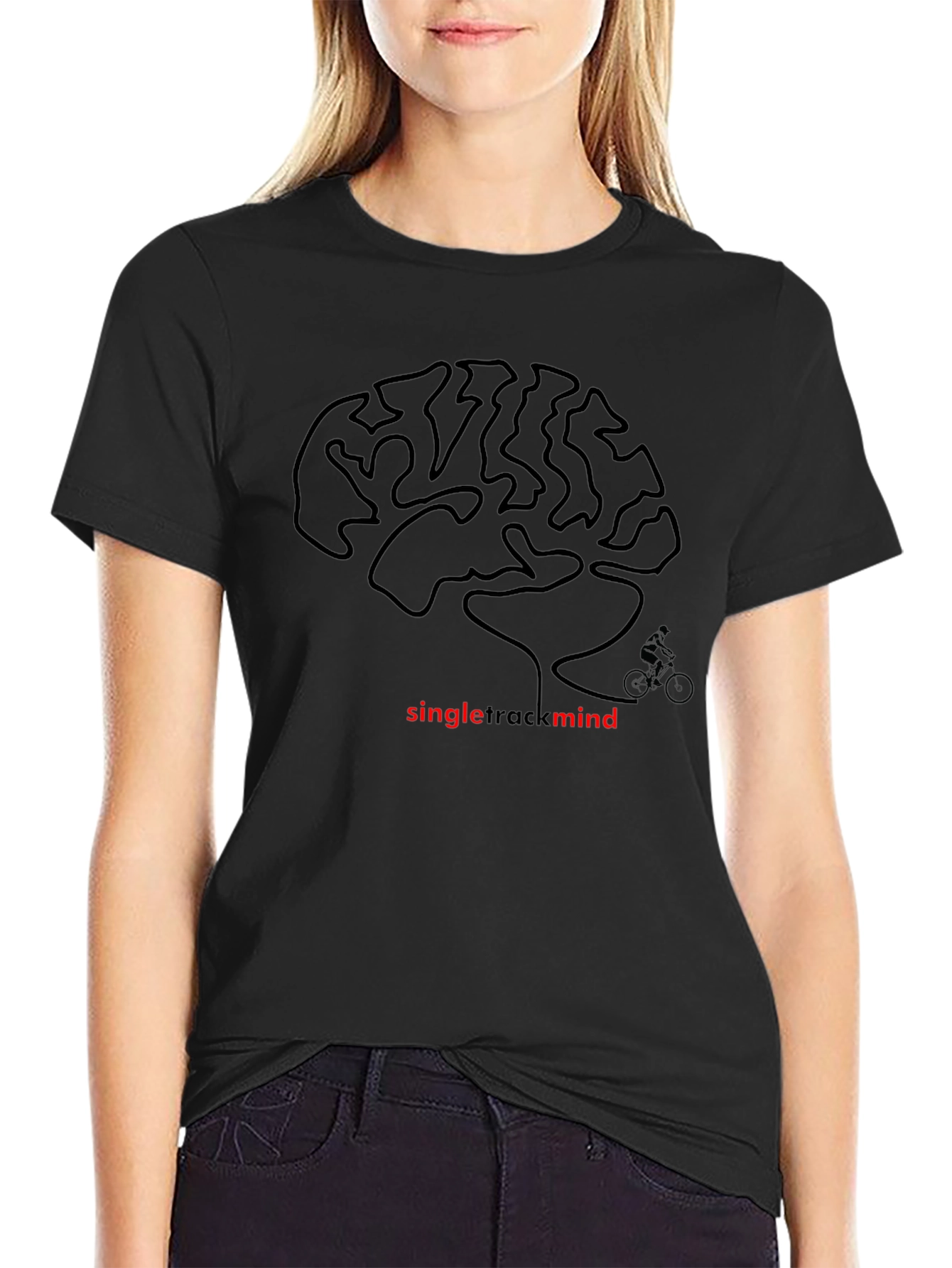 Single Track Mind Graphic Tee - Cycling T-Shirt