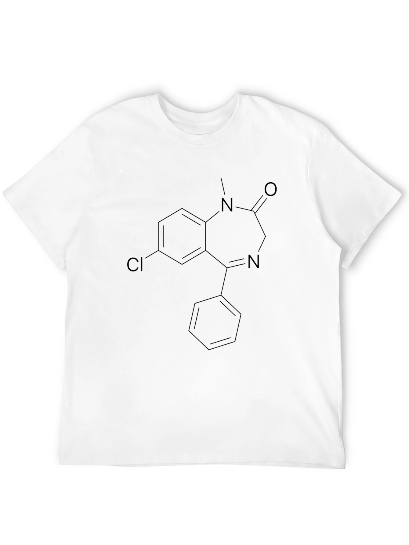 Molecular Structure Graphic T-Shirt