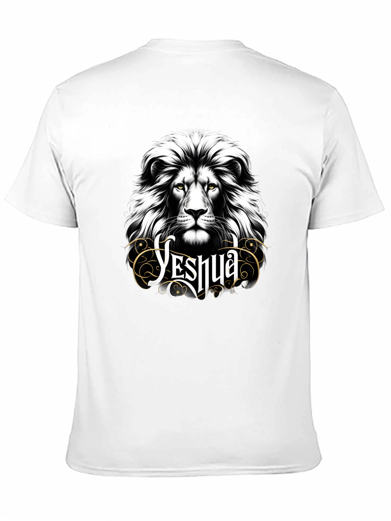 Yeshua Lion Graphic T-Shirt - Black