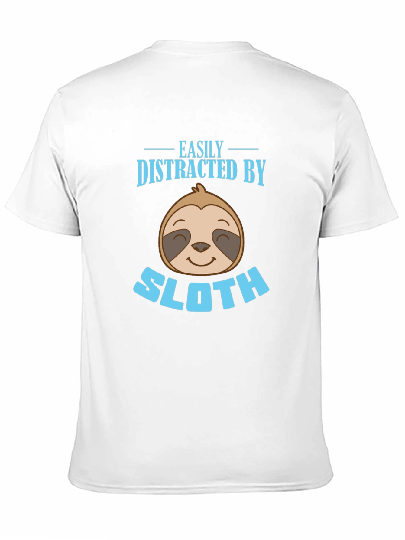 Easily Distracted By Sloth Graphic T-Shirt