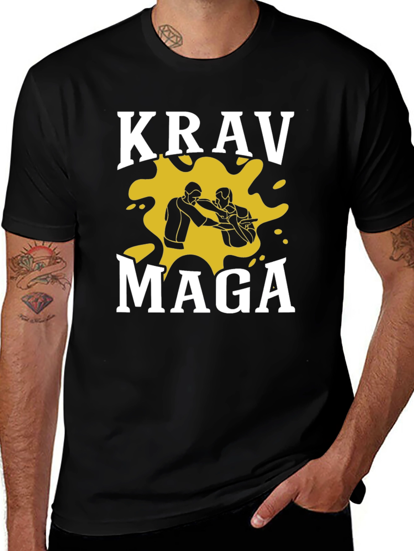 Krav Maga Graphic T-Shirt - Martial Arts Training Tee