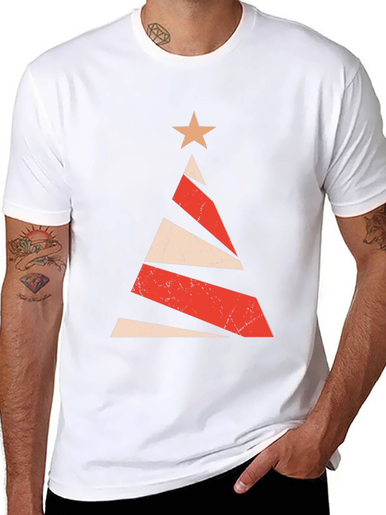 Retro Christmas Tree Graphic Tee