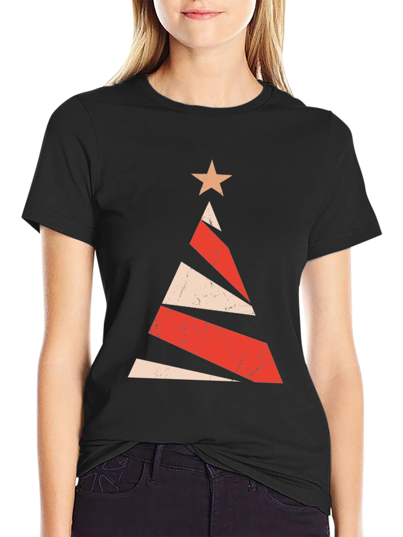 Retro Christmas Tree Graphic Tee