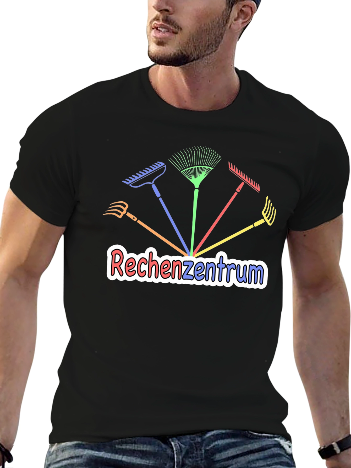 Rechenzentrum Rakes Graphic T-Shirt