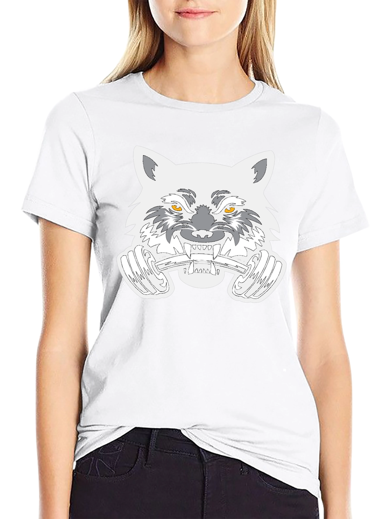 Raccoon Barbell Black T-Shirt - Gym Rat Animal Tee