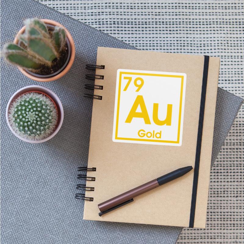 AU Gold – Elemental Gold Label Design