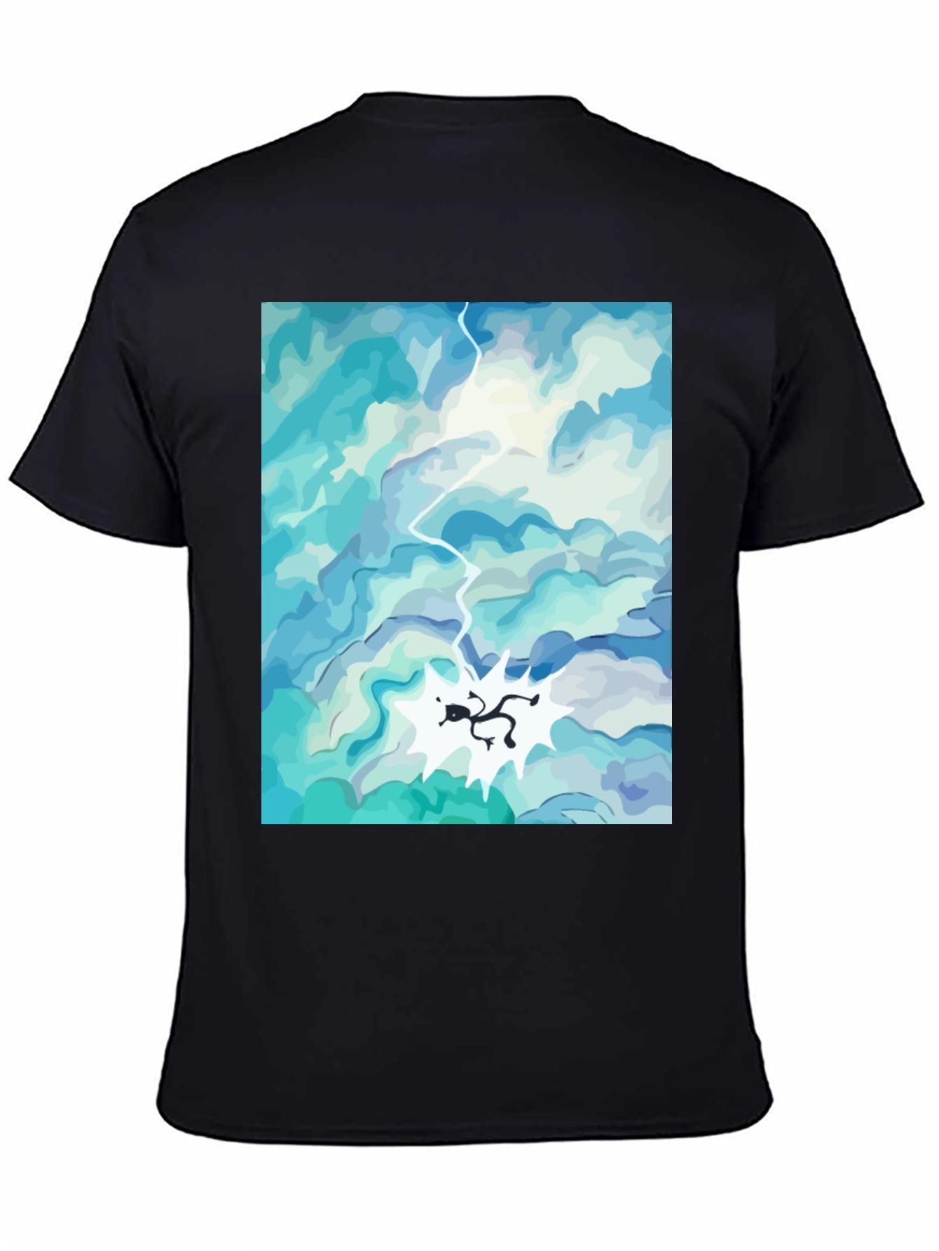 Sky Diver Black T-Shirt