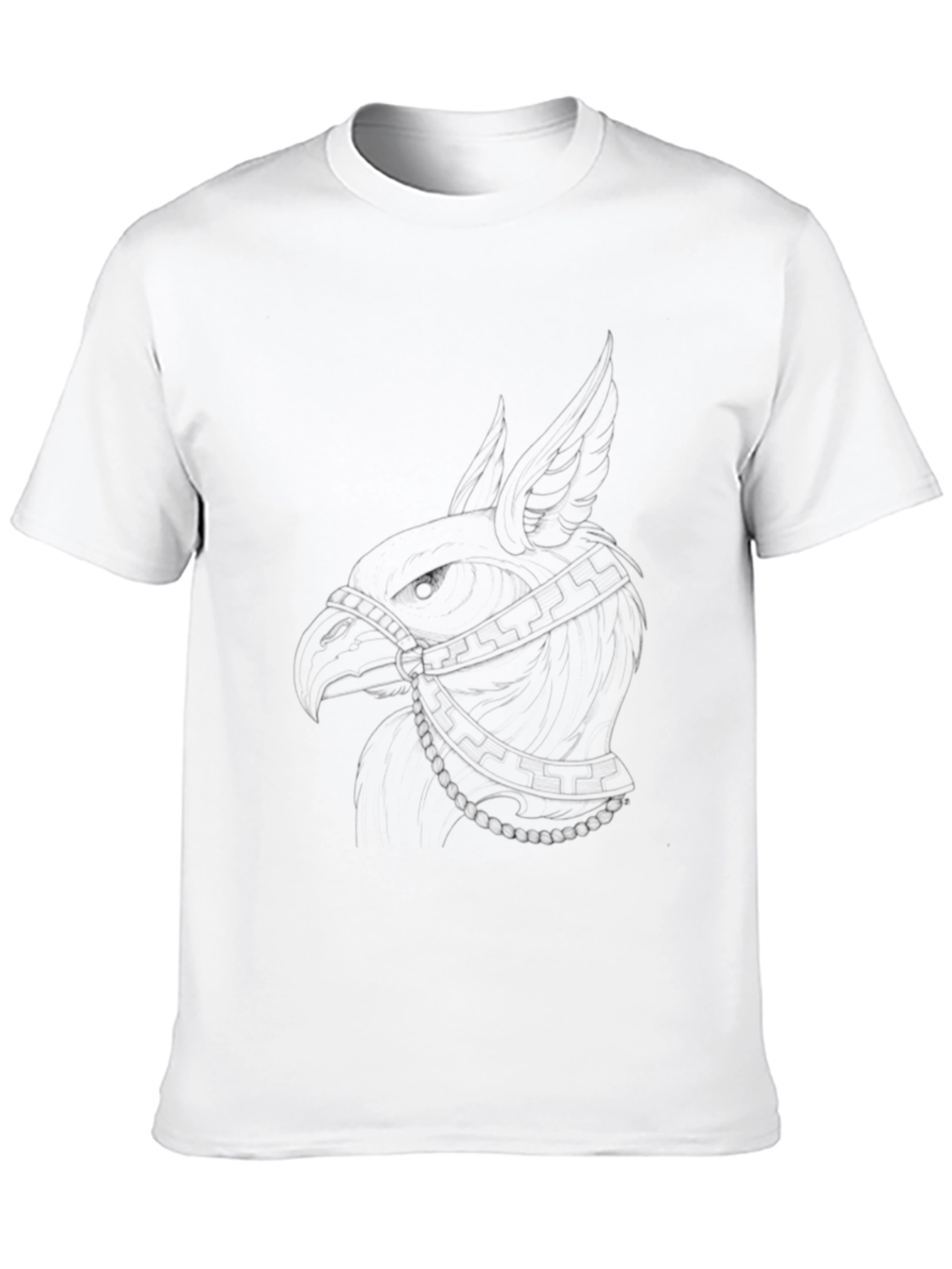 Black Griffin Graphic Tee - Stylish Mens T-Shirt