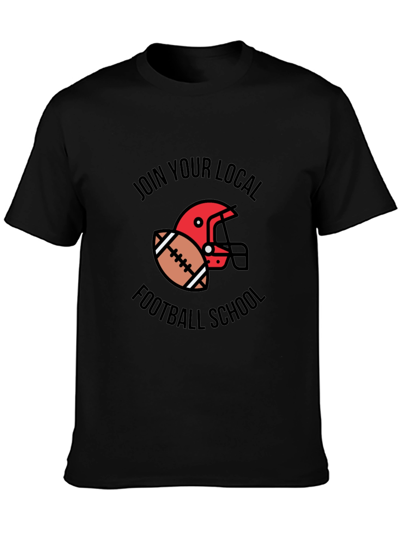 Football School Graphic Tee - Join Your Local Team!