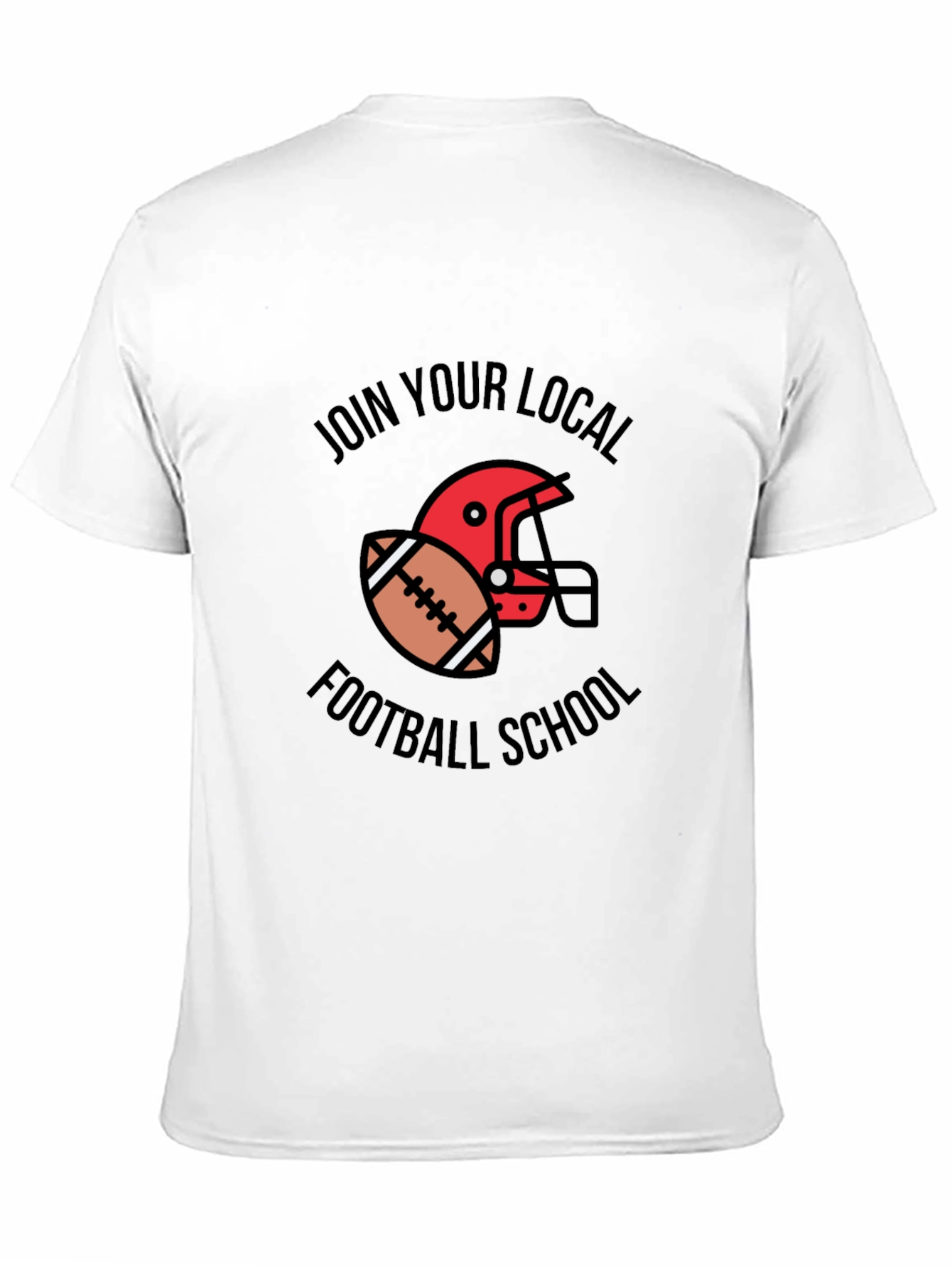 Football School Graphic Tee - Join Your Local Team!