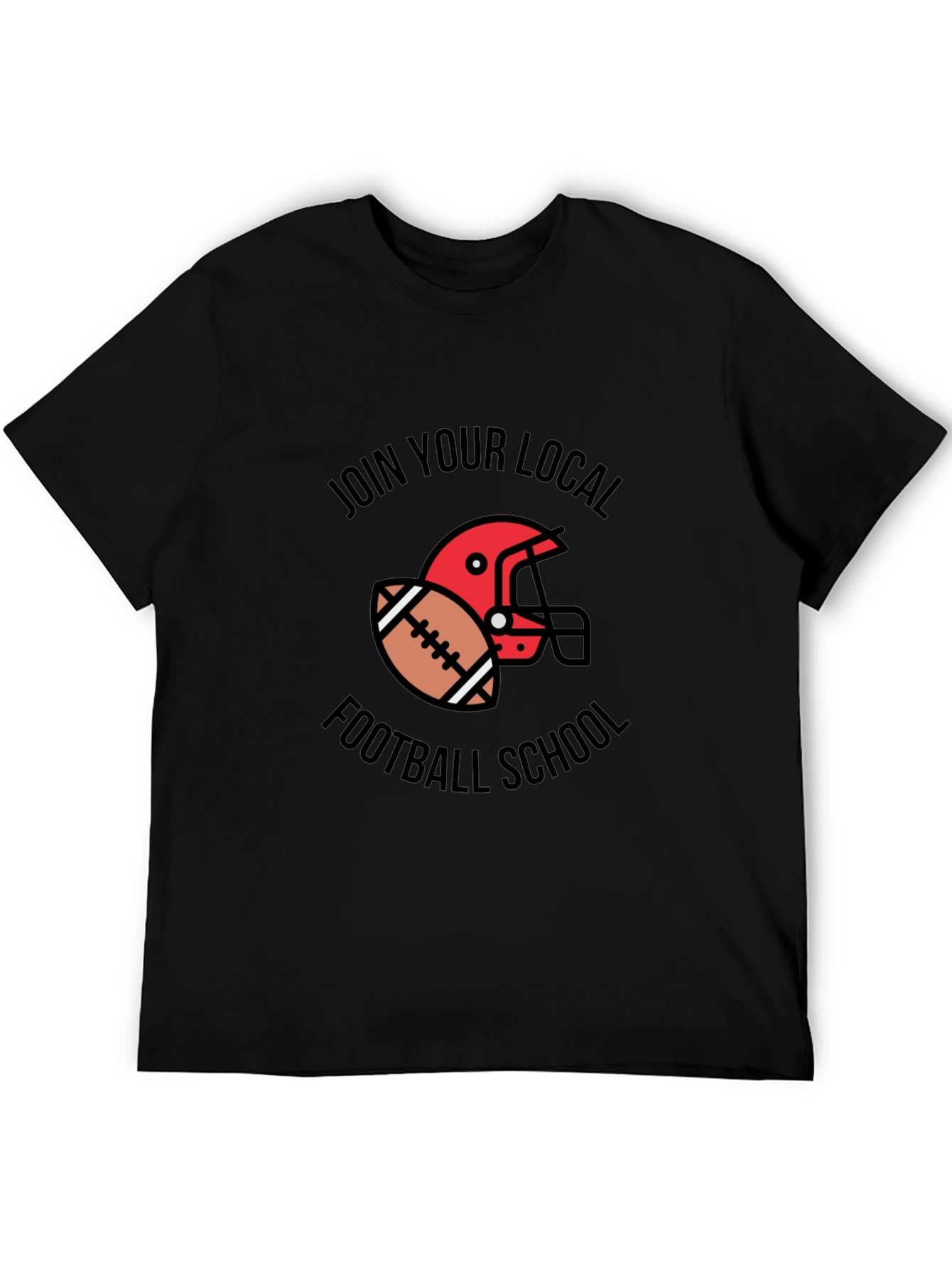 Football School Graphic Tee - Join Your Local Team!