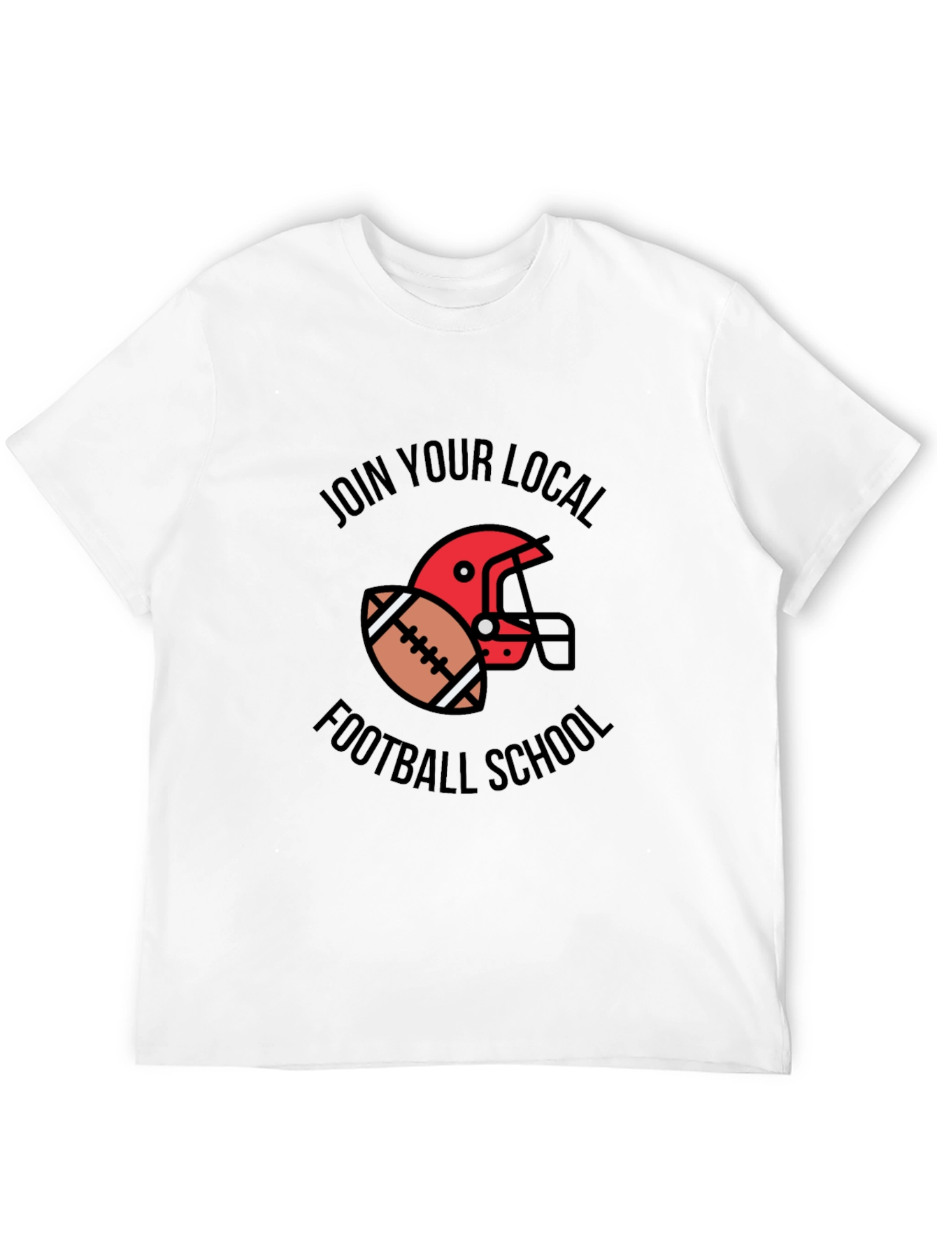 Football School Graphic Tee - Join Your Local Team!