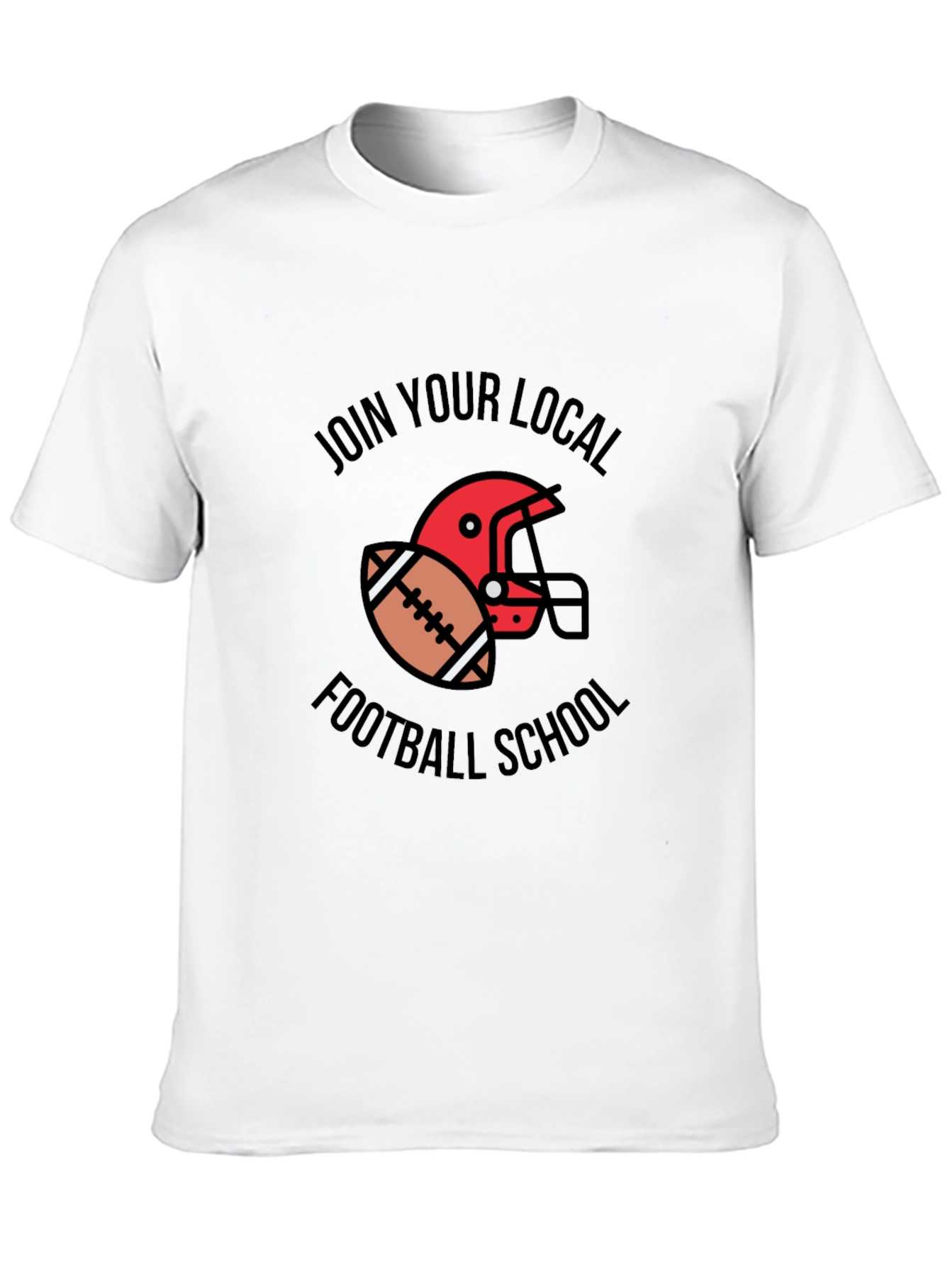 Football School Graphic Tee - Join Your Local Team!