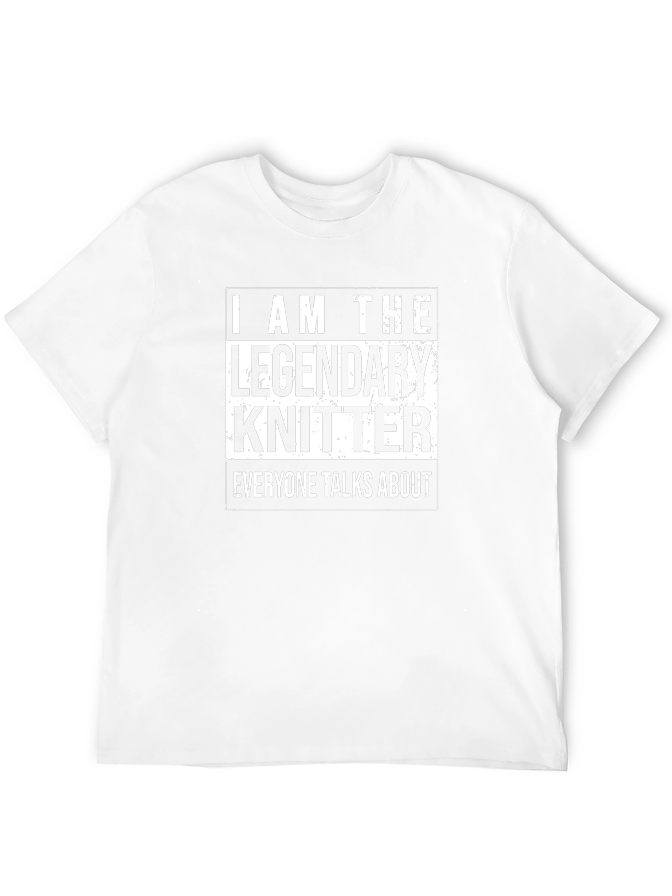 Legendary Knitter T-Shirt - Funny Knitting Gift