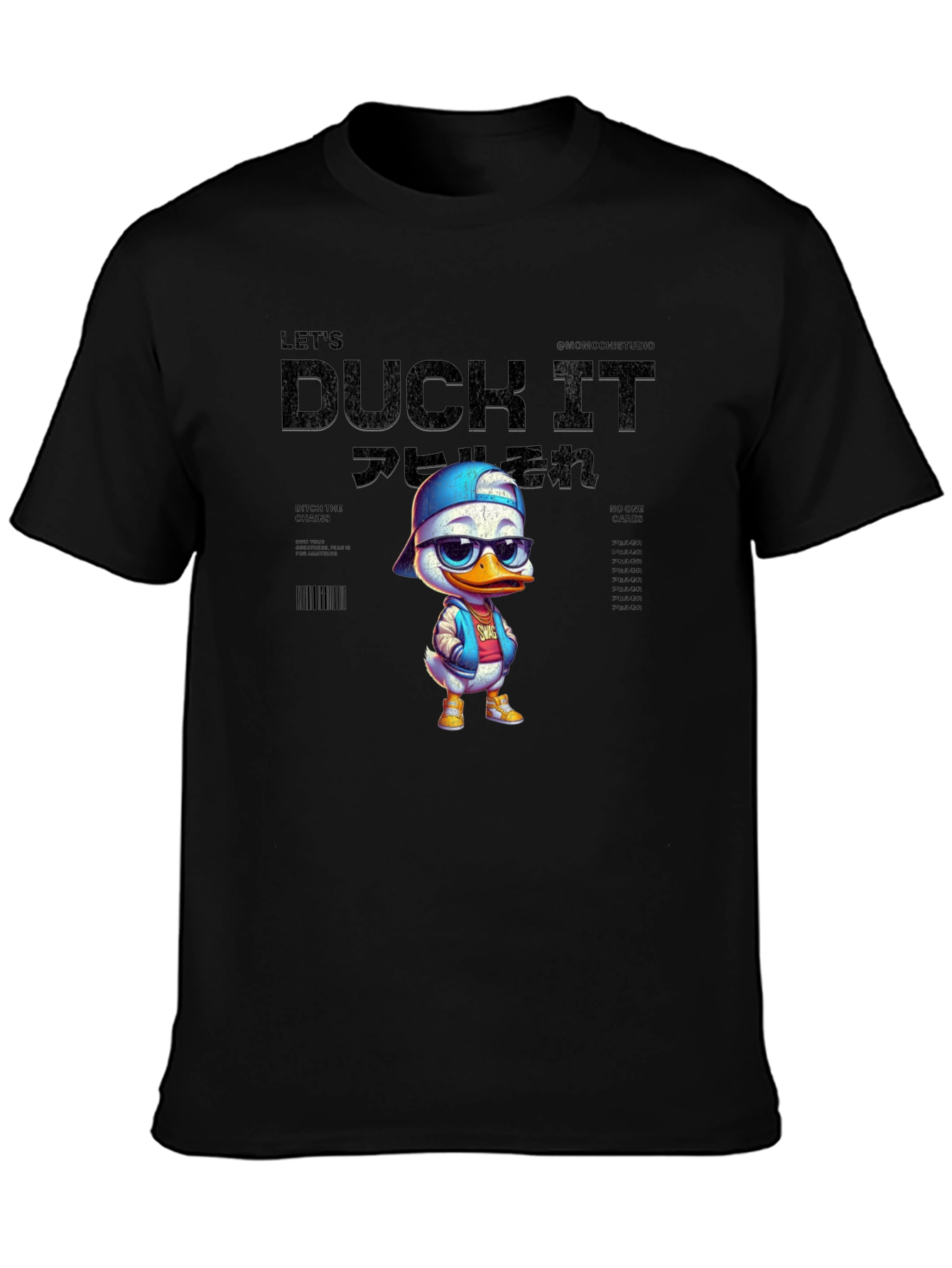 Cool Duck Graphic Tee - Unisex Black T-Shirt