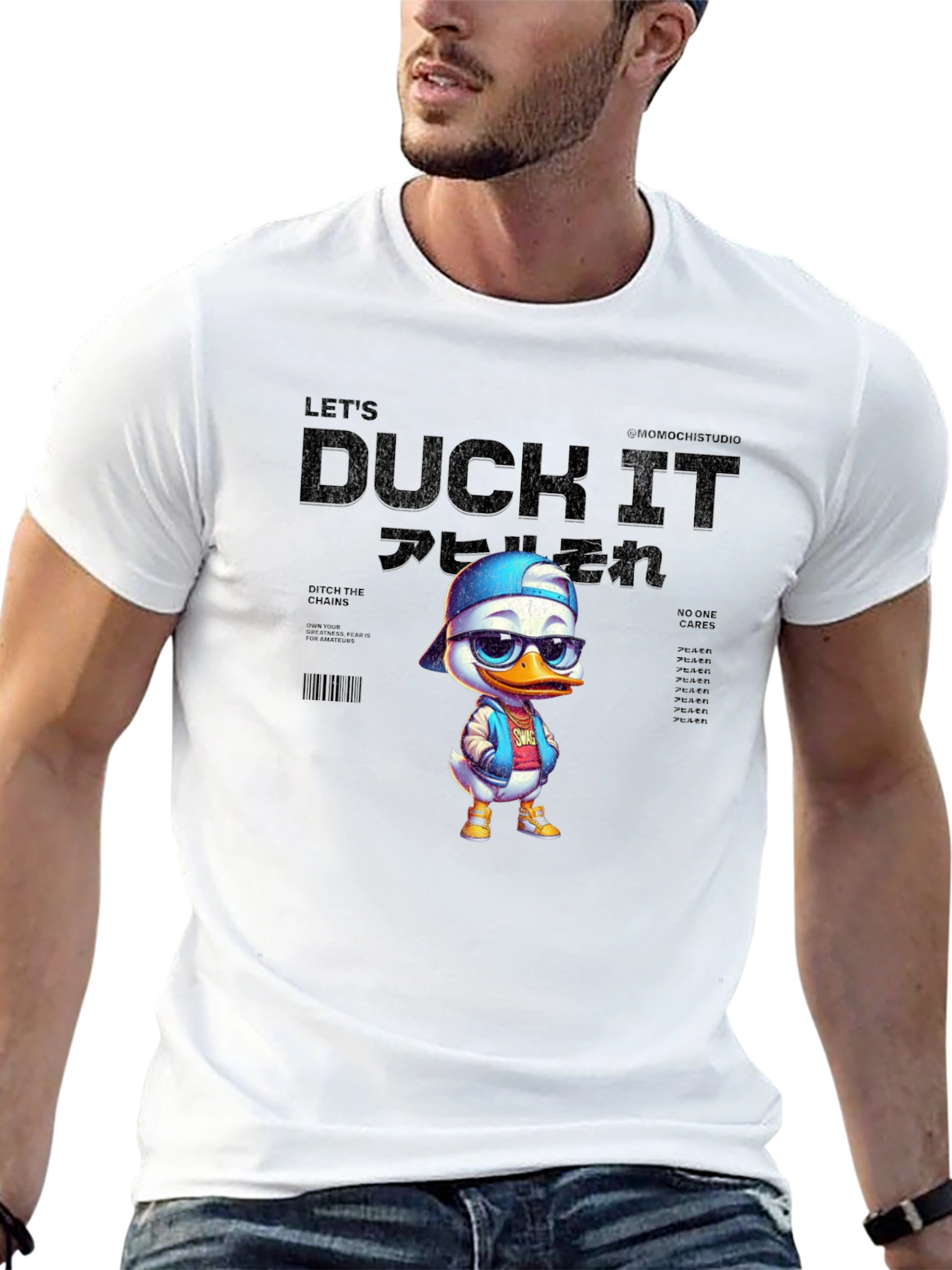 Cool Duck Graphic Tee - Unisex Black T-Shirt