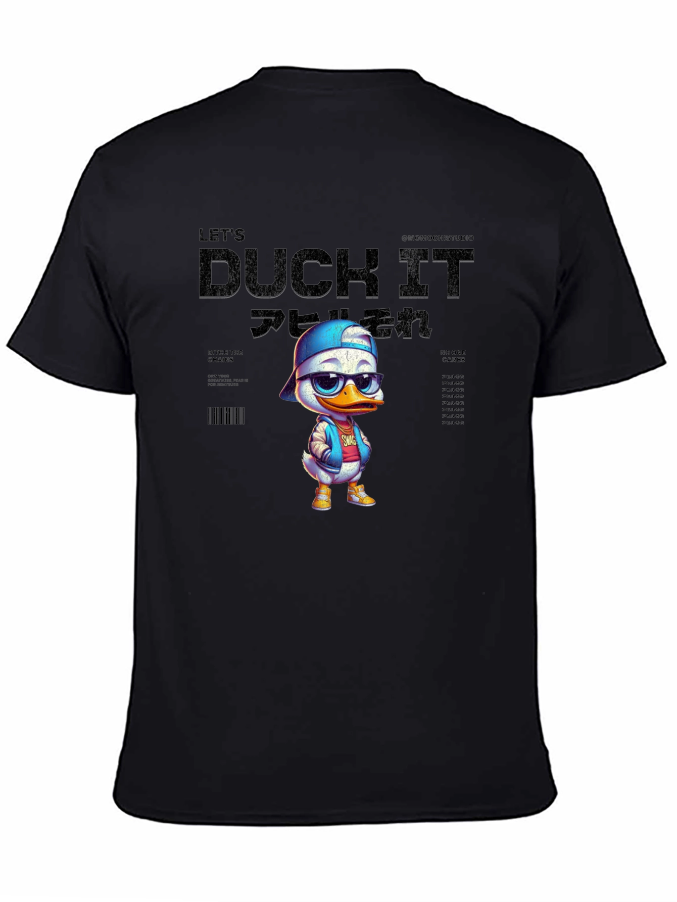 Cool Duck Graphic Tee - Unisex Black T-Shirt