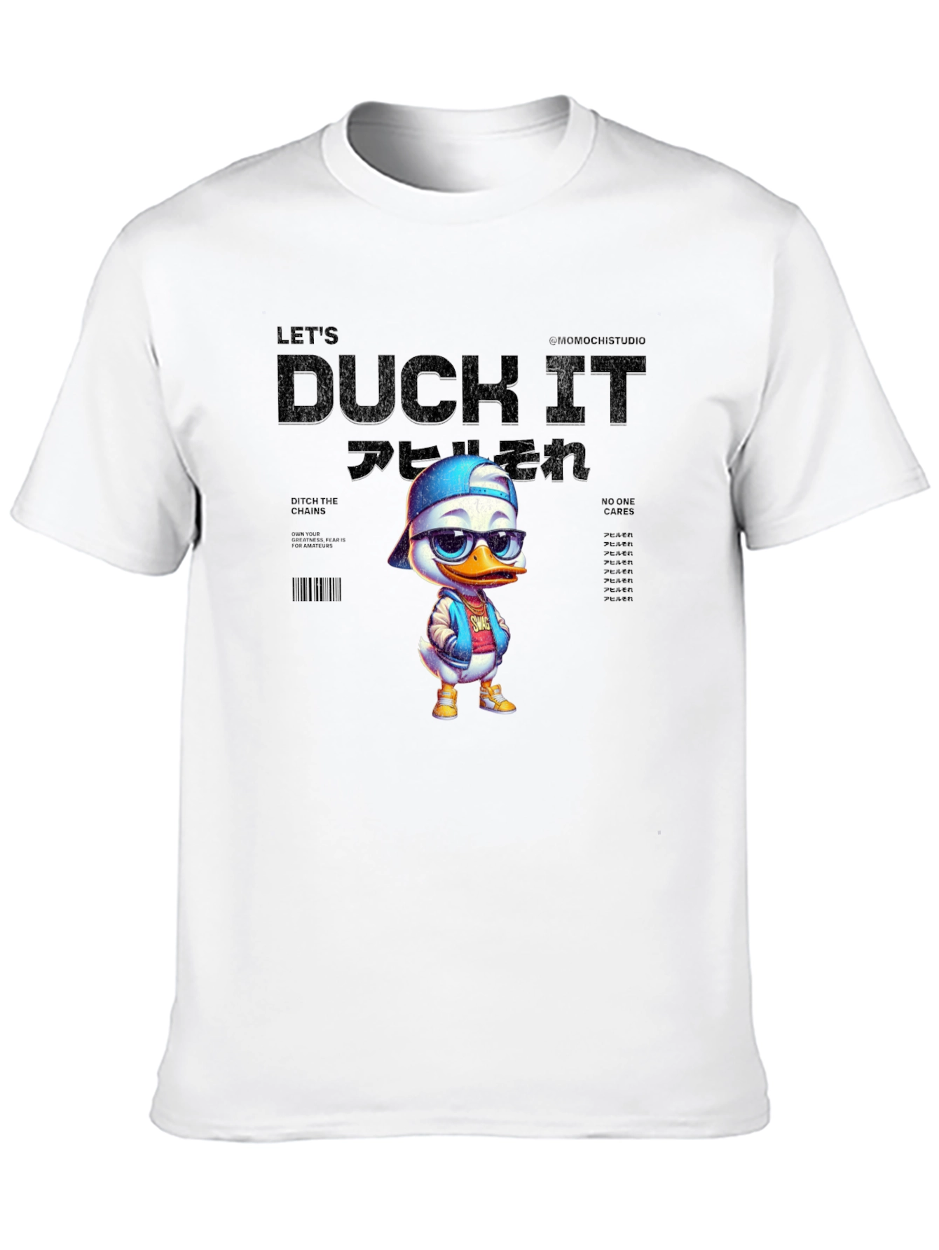 Cool Duck Graphic Tee - Unisex Black T-Shirt