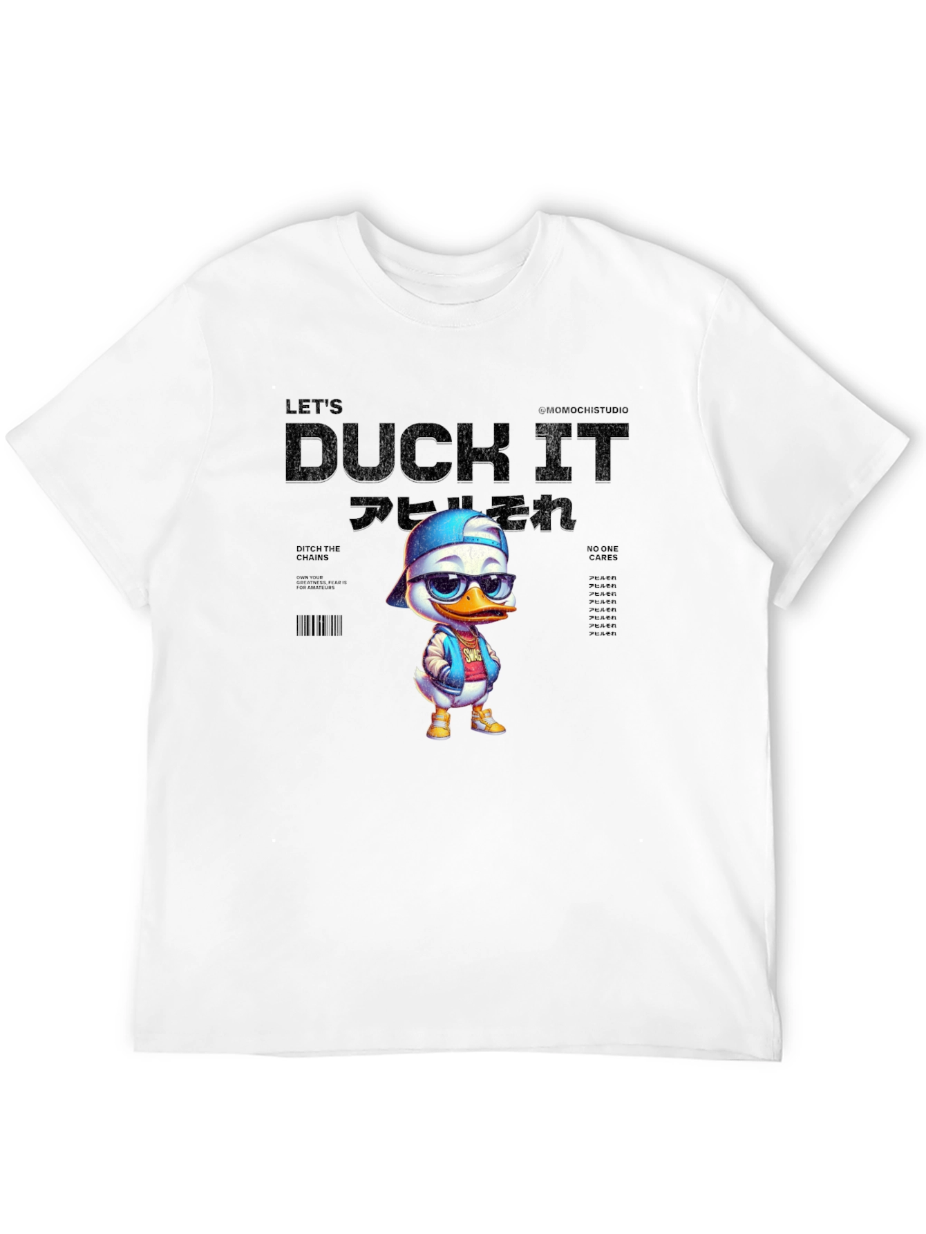 Cool Duck Graphic Tee - Unisex Black T-Shirt