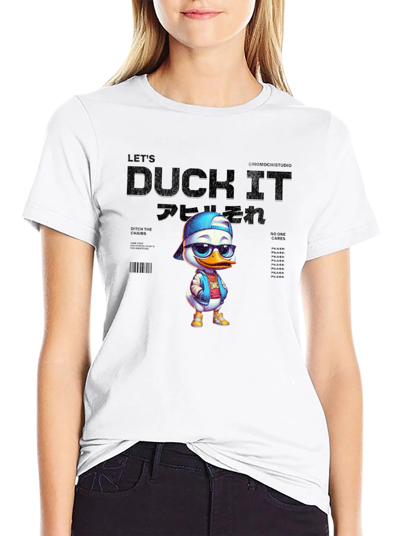 Cool Duck Graphic Tee - Unisex Black T-Shirt