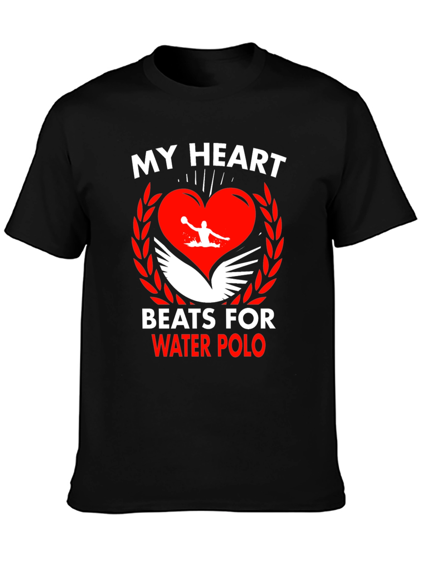 Water Polo Heartbeat T-Shirt