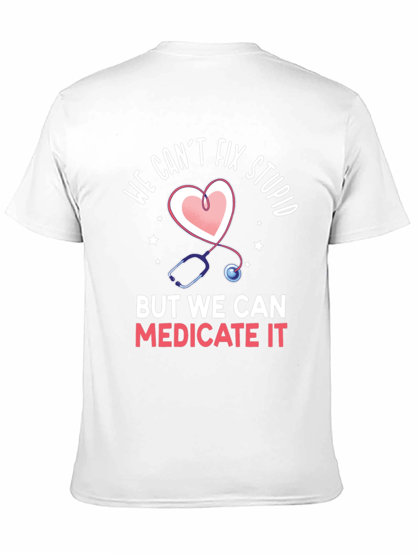 Funny Doctor Heart Stethoscope T-Shirt