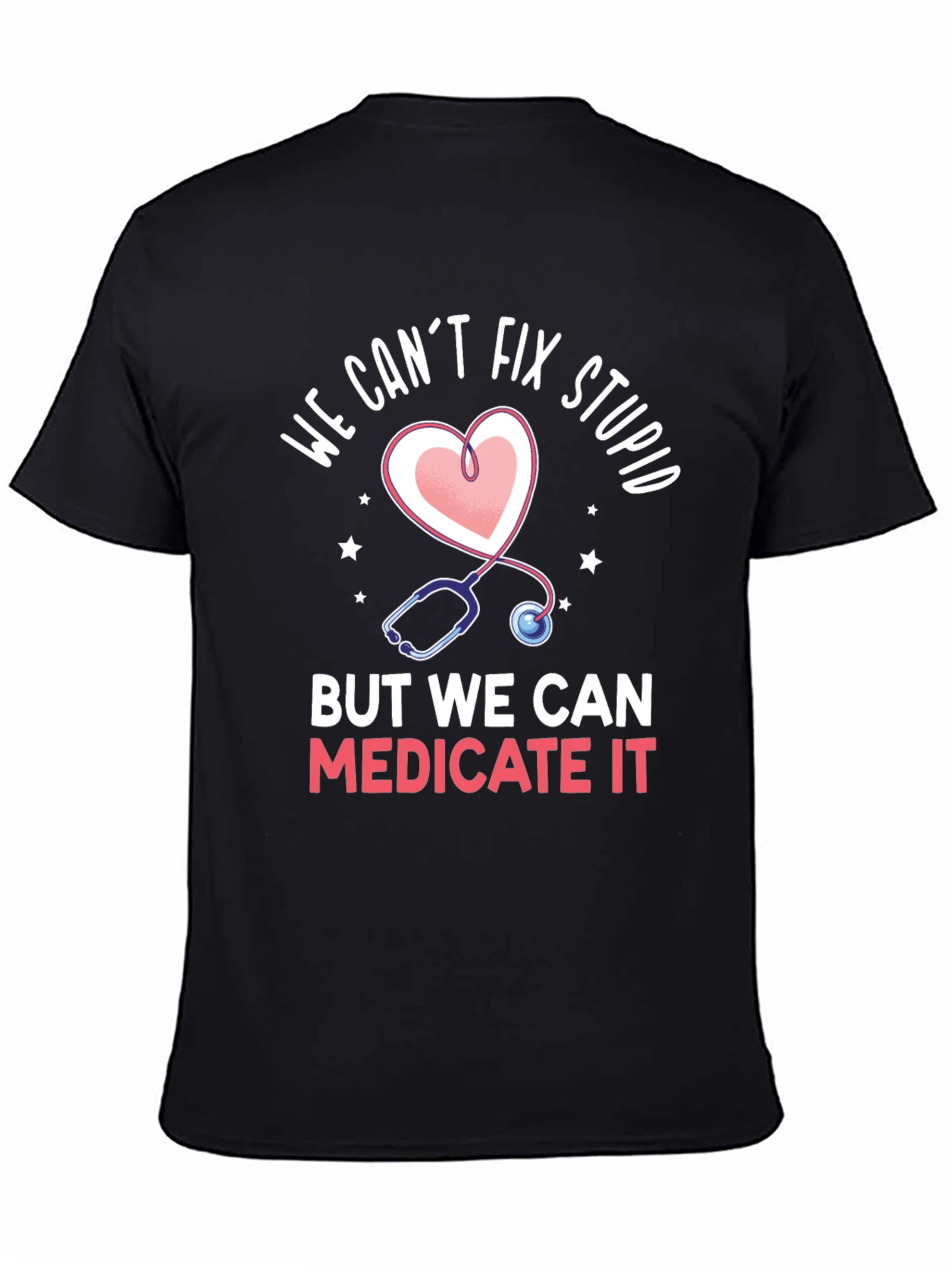 Funny Doctor Heart Stethoscope T-Shirt
