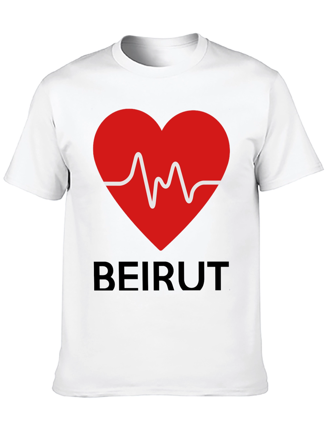 Beirut Heartbeat T-Shirt - Love Lebanon Tee
