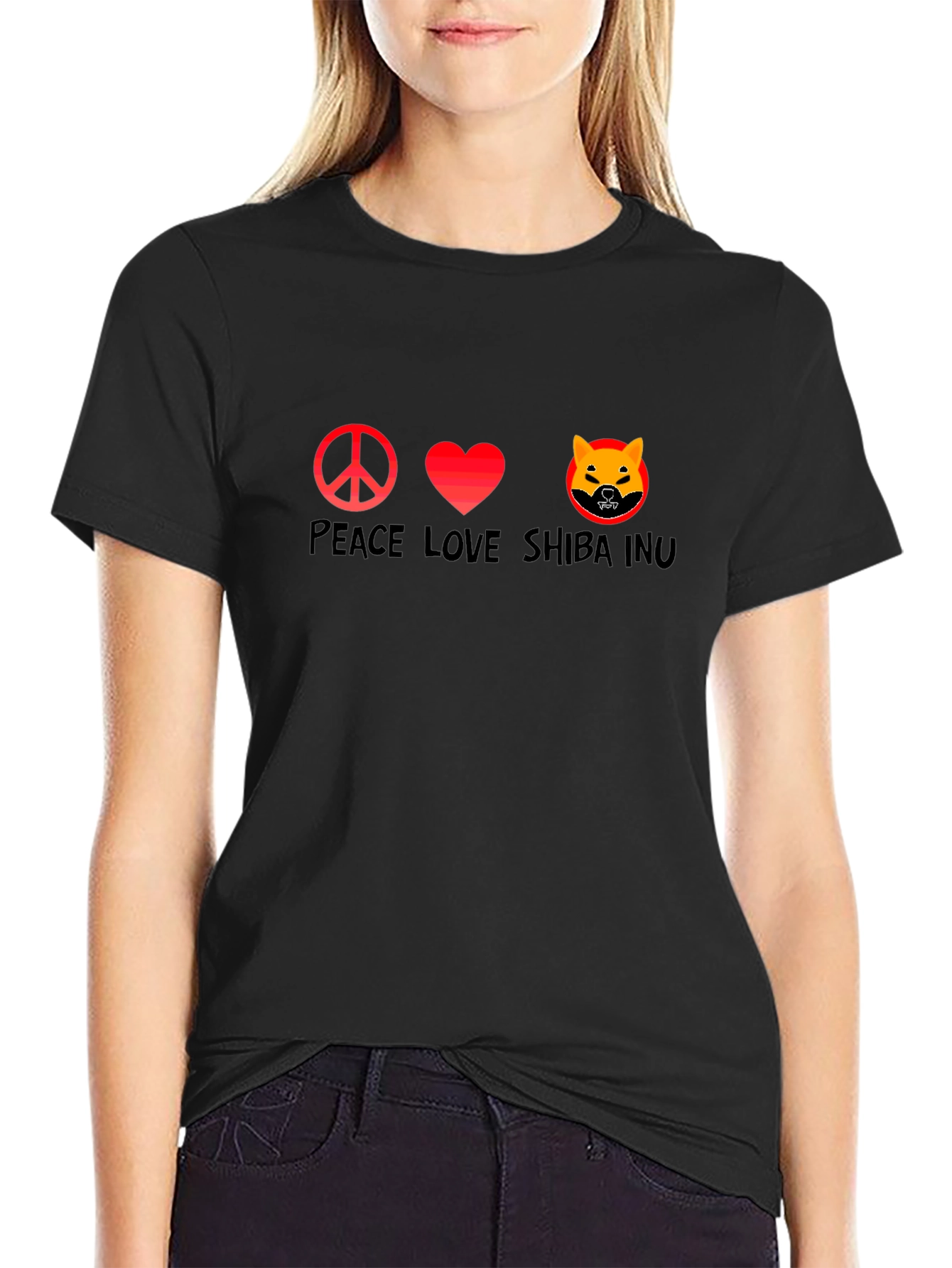 Peace Love Shiba Inu T-Shirt