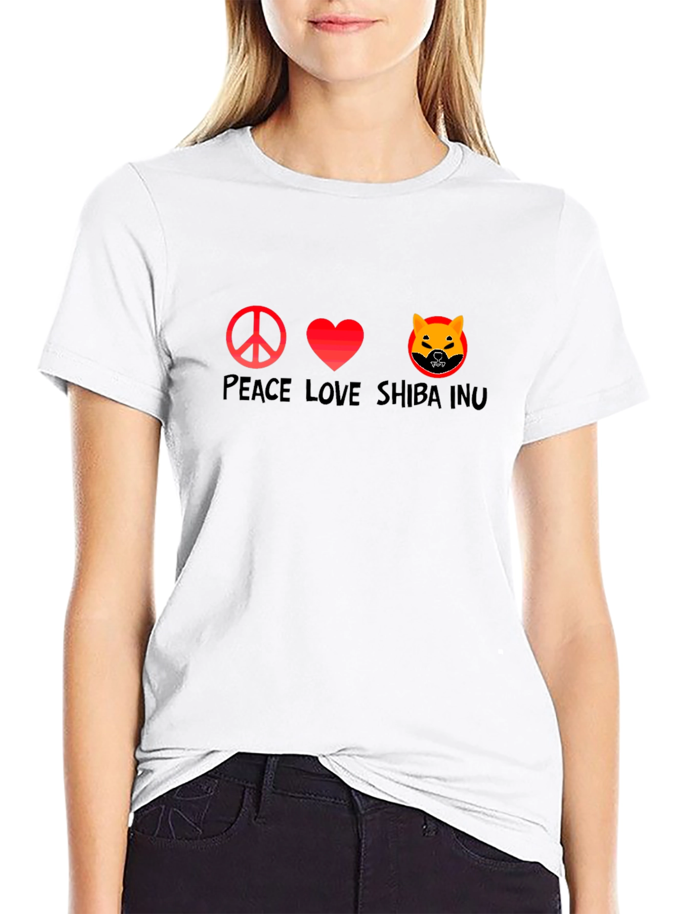Peace Love Shiba Inu T-Shirt