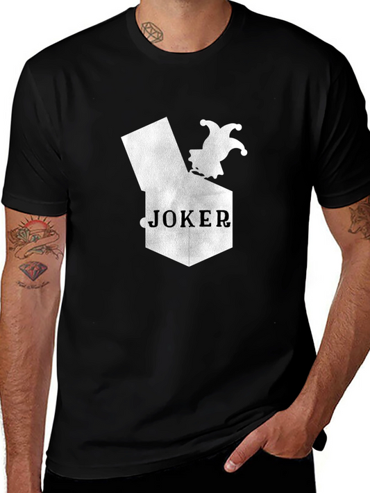 Joker in a Box Graphic Tee - Black Cotton T-Shirt