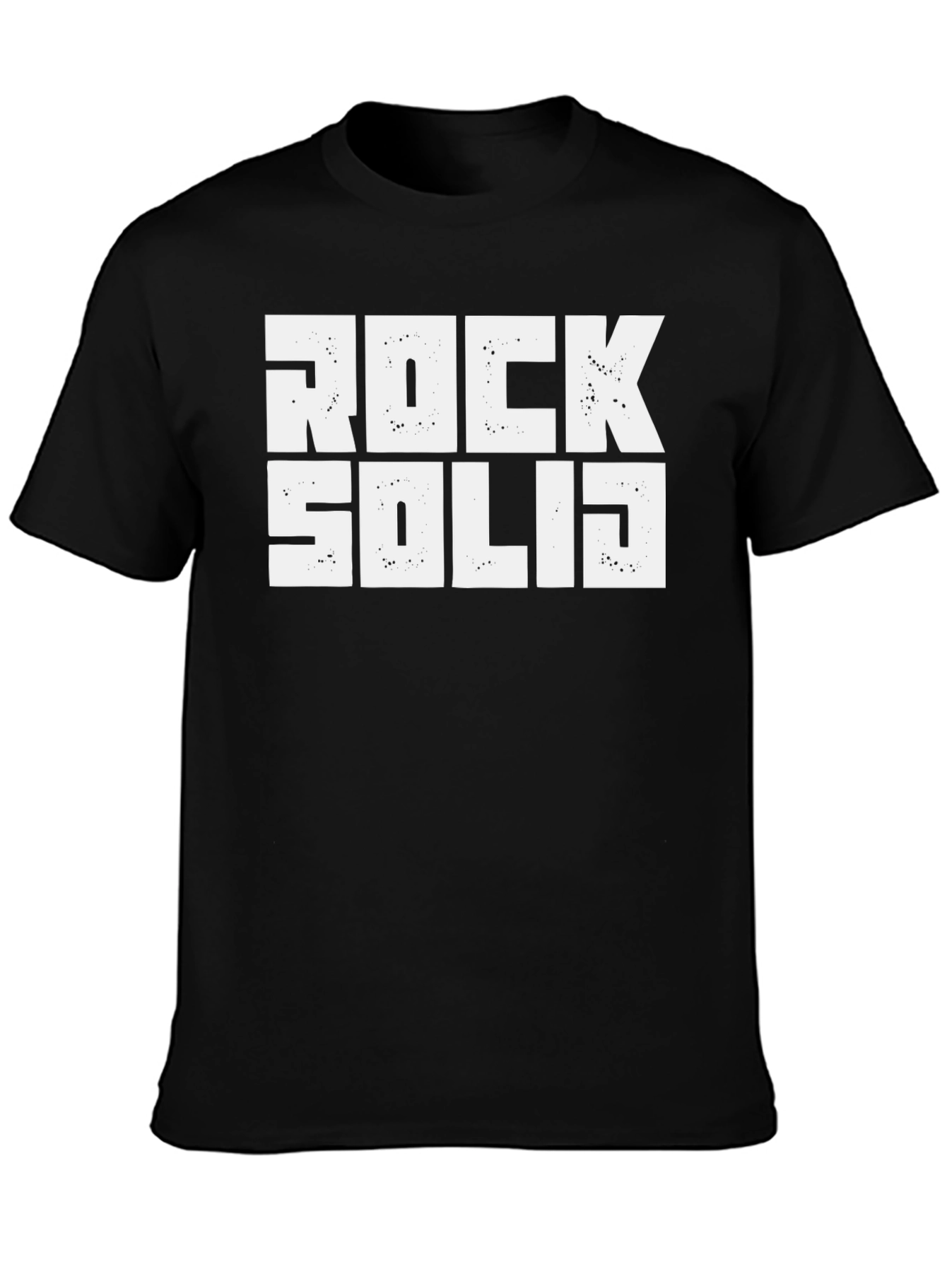 Rock Solid Graphic Tee - Bold Statement T-Shirt
