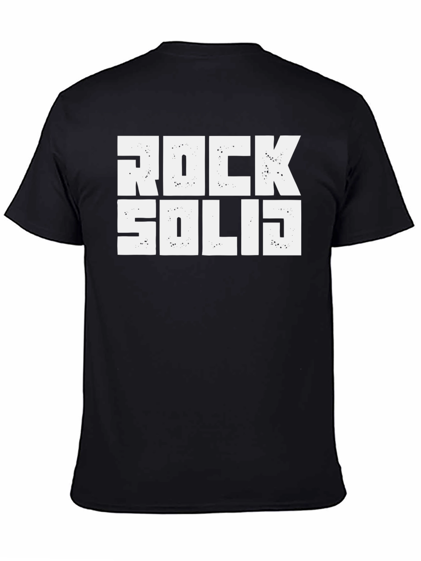 Rock Solid Graphic Tee - Bold Statement T-Shirt