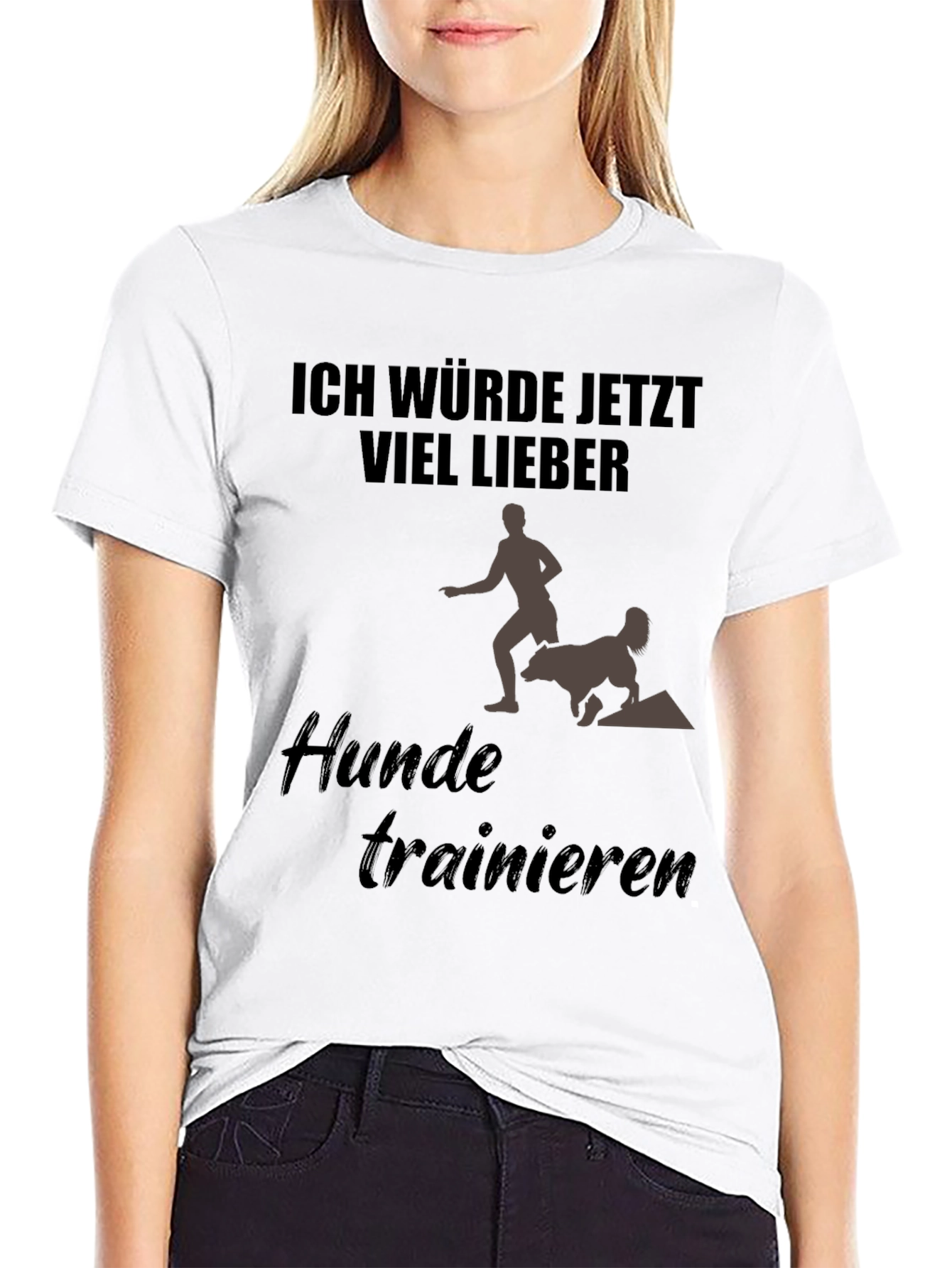 Ich Würde Jetzt Viel Lieber Dog Training T-Shirt