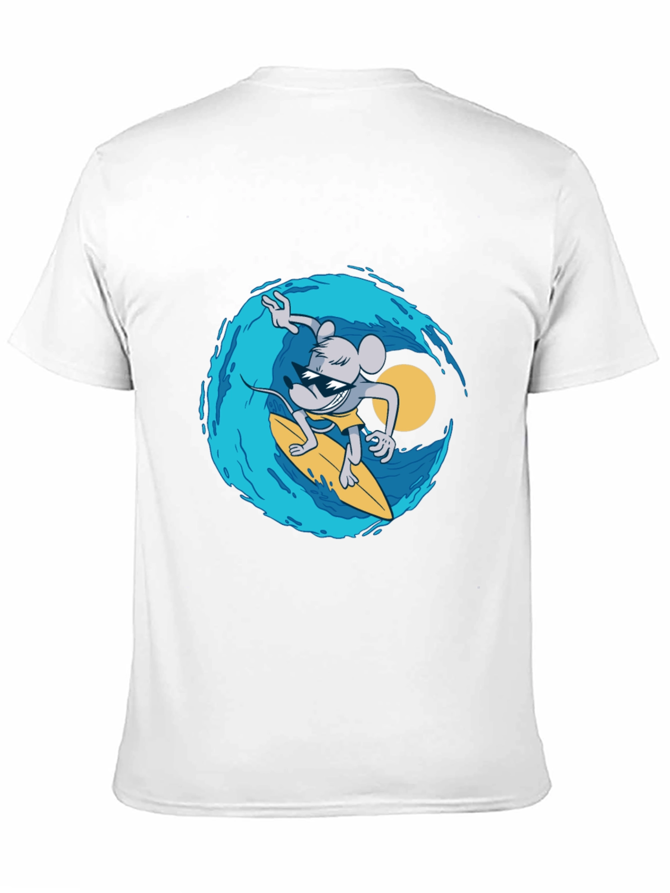 Surfing Mouse Graphic Tee
