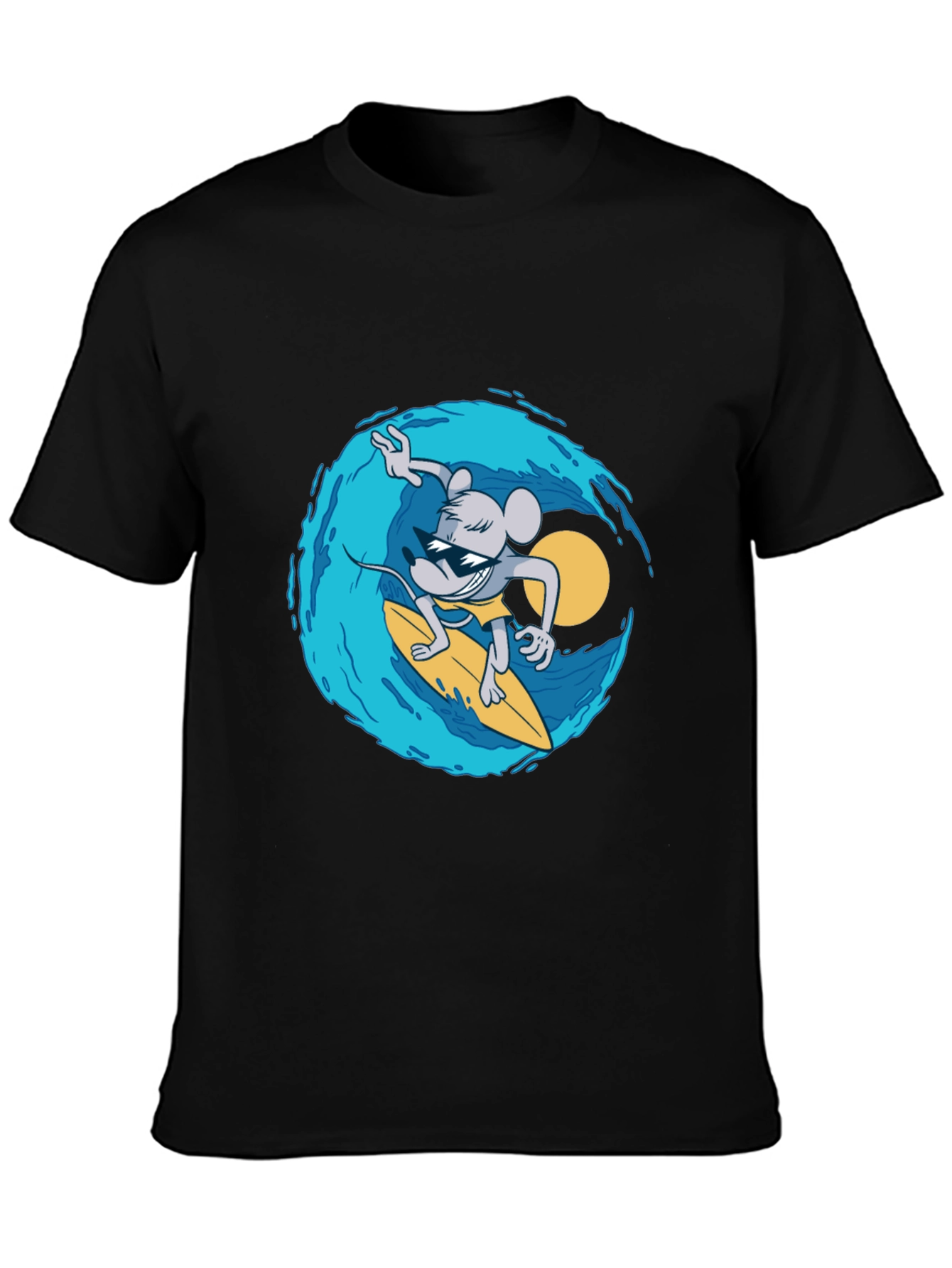 Surfing Mouse Graphic Tee